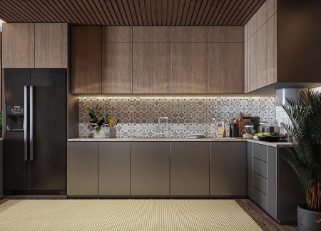 Vì sao nhiều khách hàng vẫn lựa chọn thiết kế tủ bếp vân...