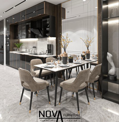 Tủ bếp cánh kính Cần Thơ trở thành lựa chọn hàng đầu của khách hàng Cần Thơ cho nội thất gia đình