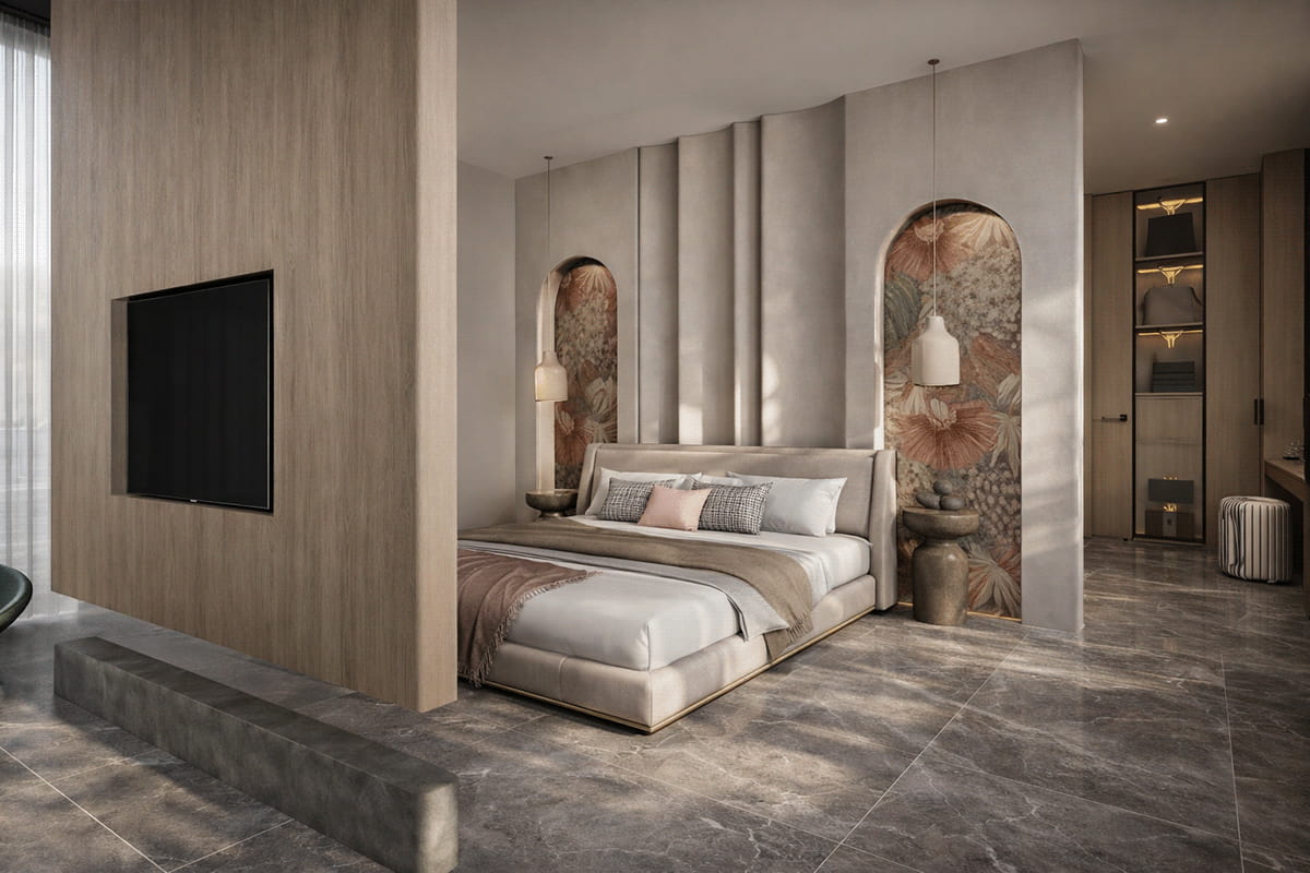 Thiết kế phòng ngủ hiện đại