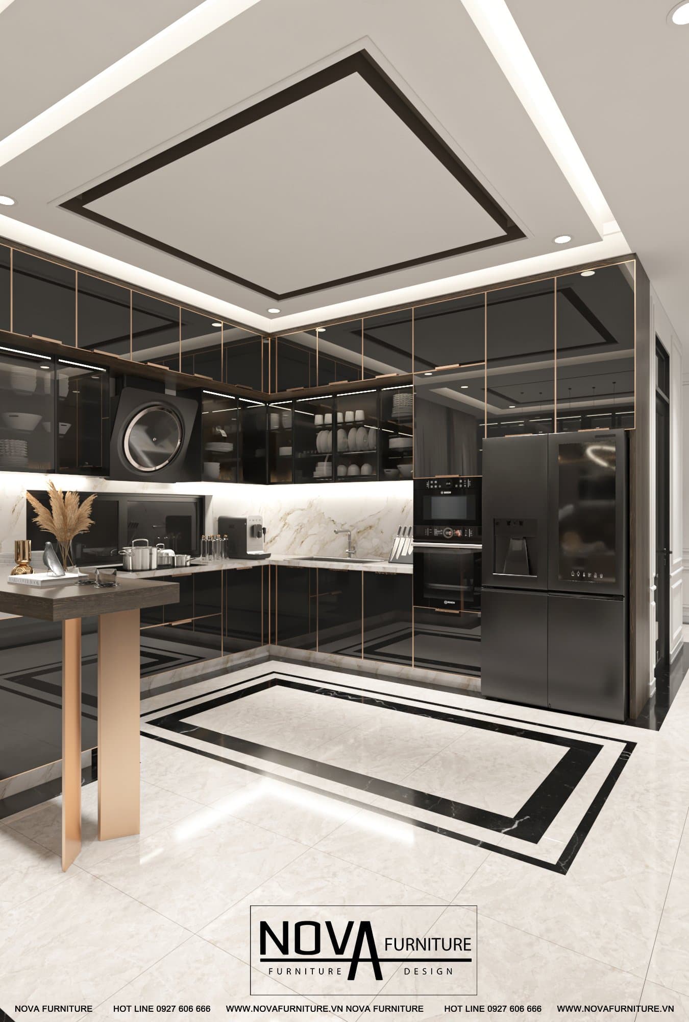 Tủ bếp Luxury