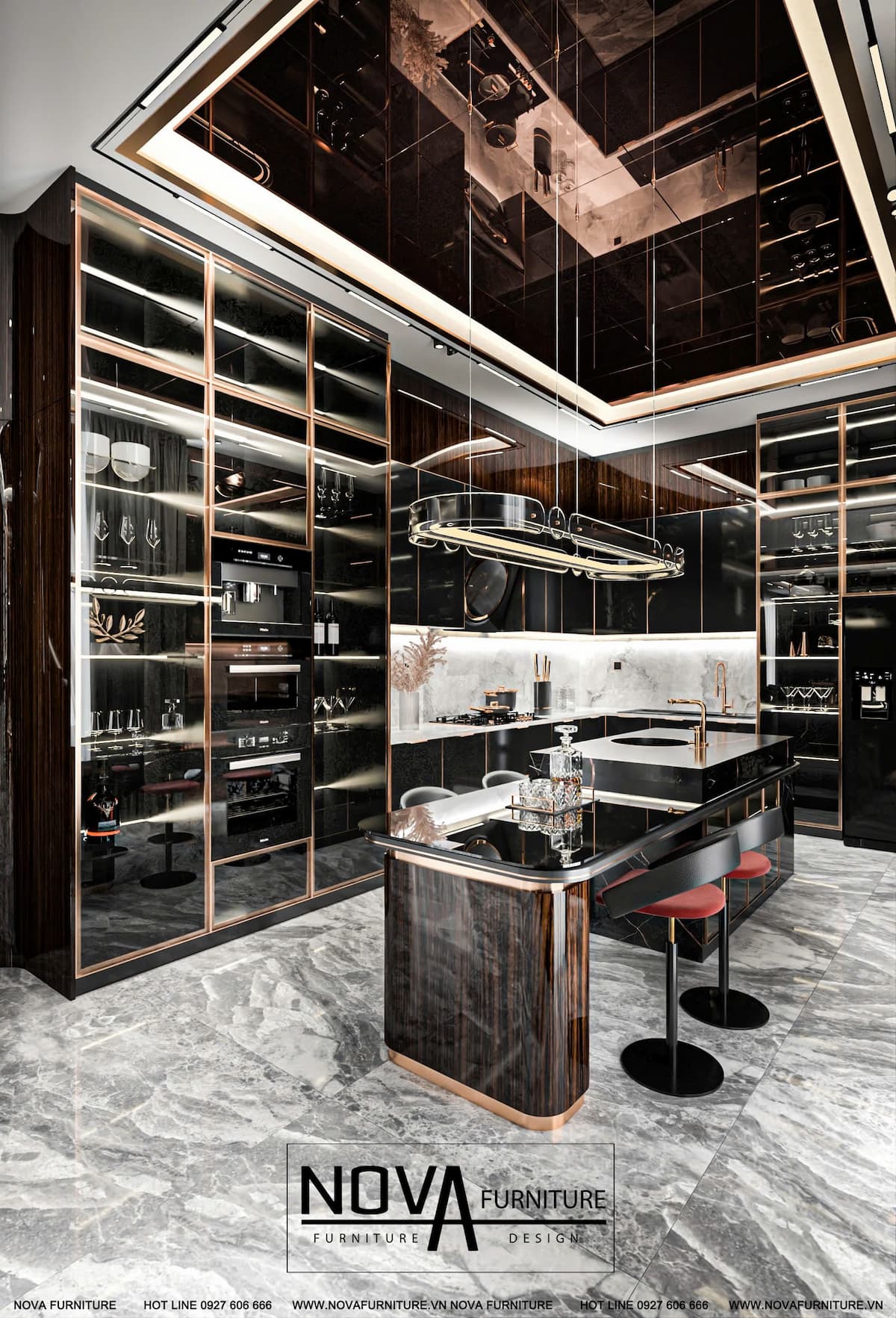 Tủ bếp Luxury