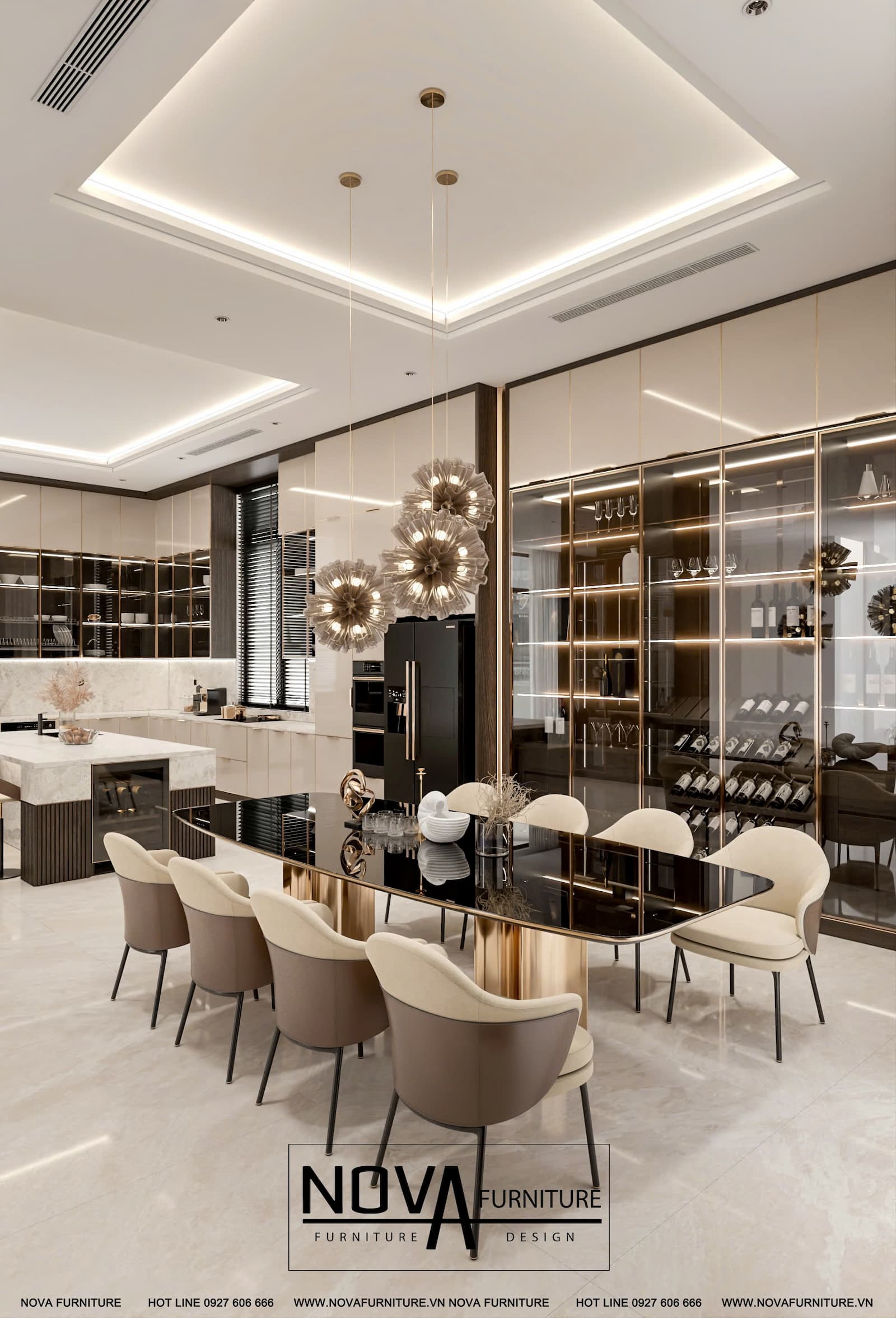 Tủ bếp Luxury