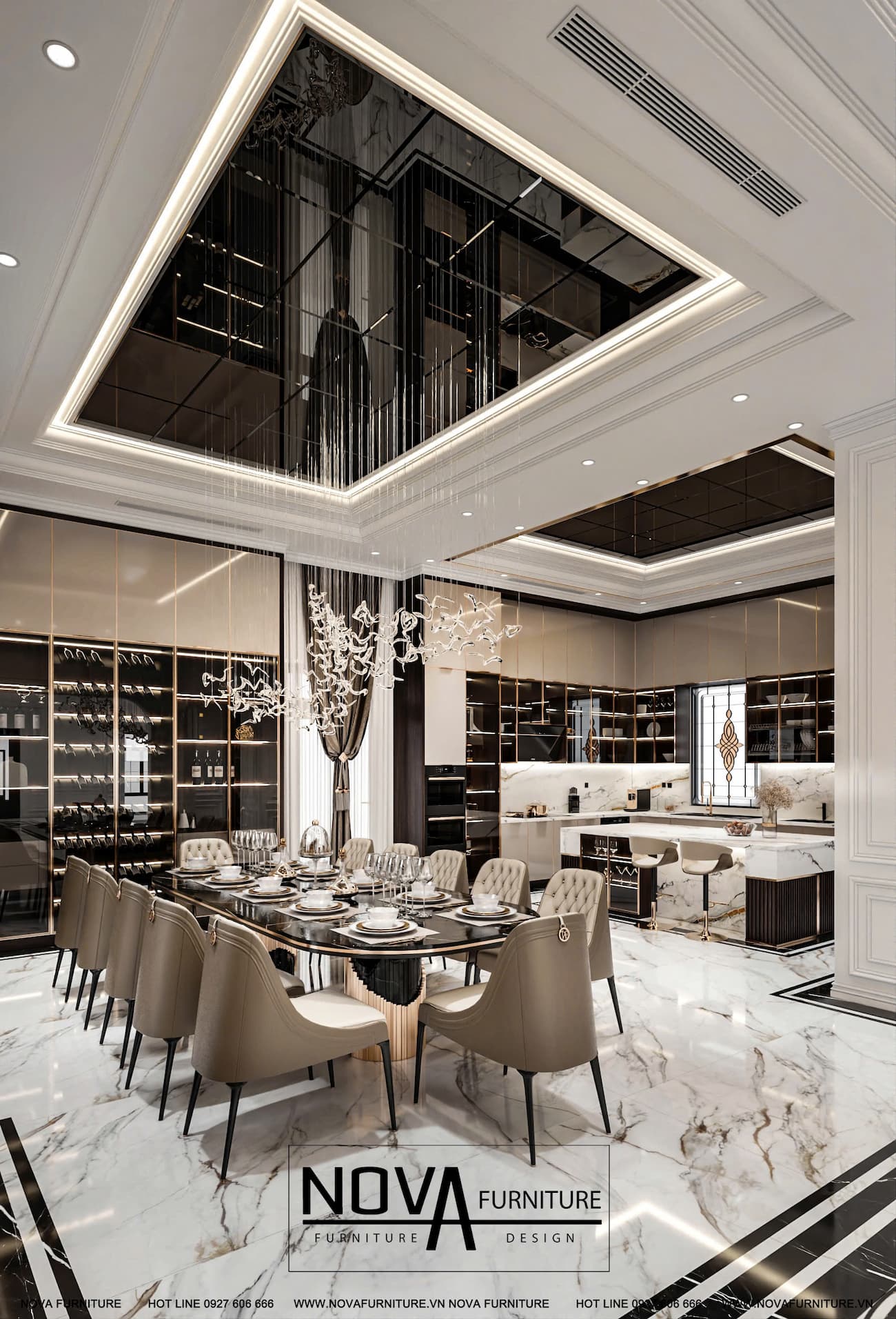 Tủ bếp Luxury
