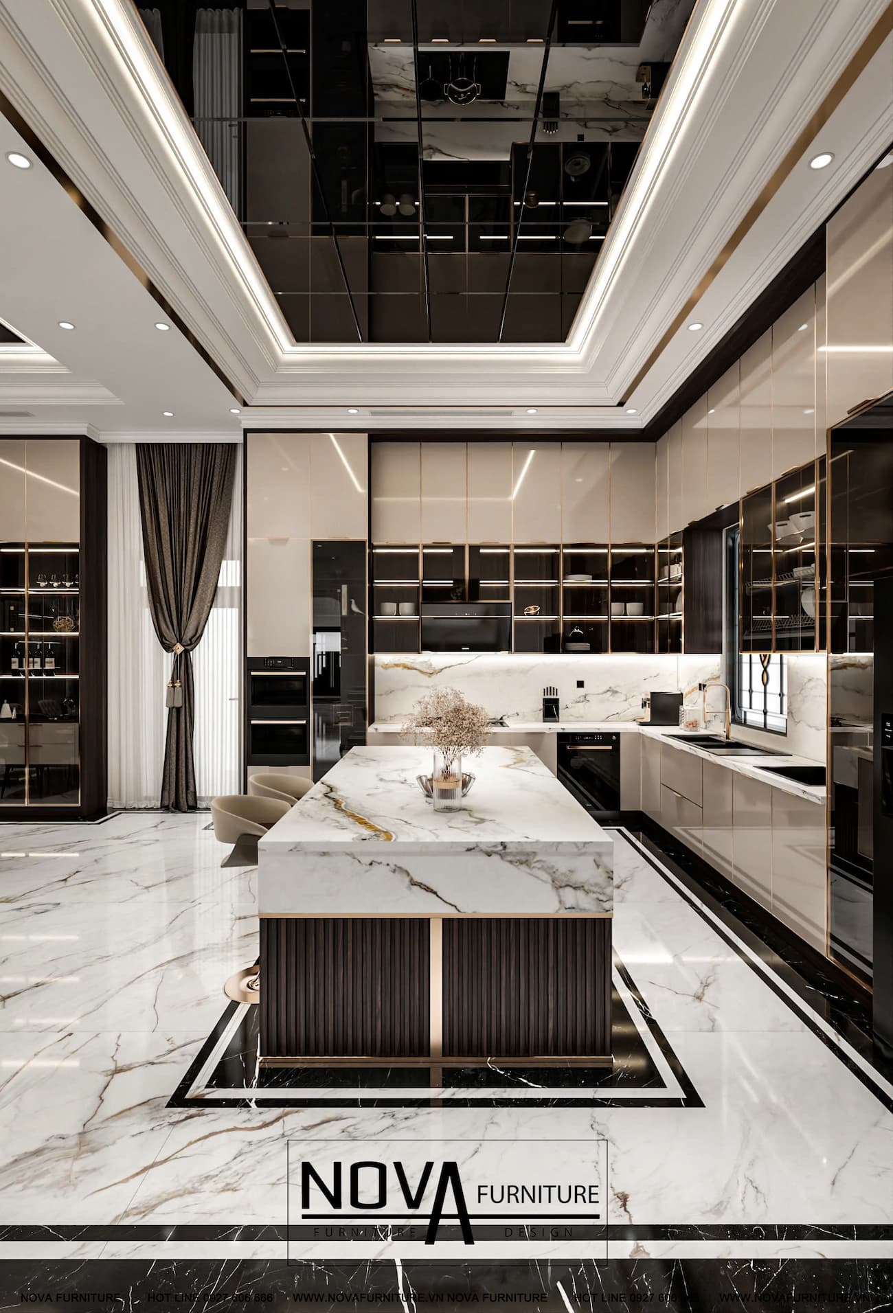 Tủ bếp Luxury