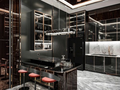 Thiết kế phòng bếp Luxury HCM