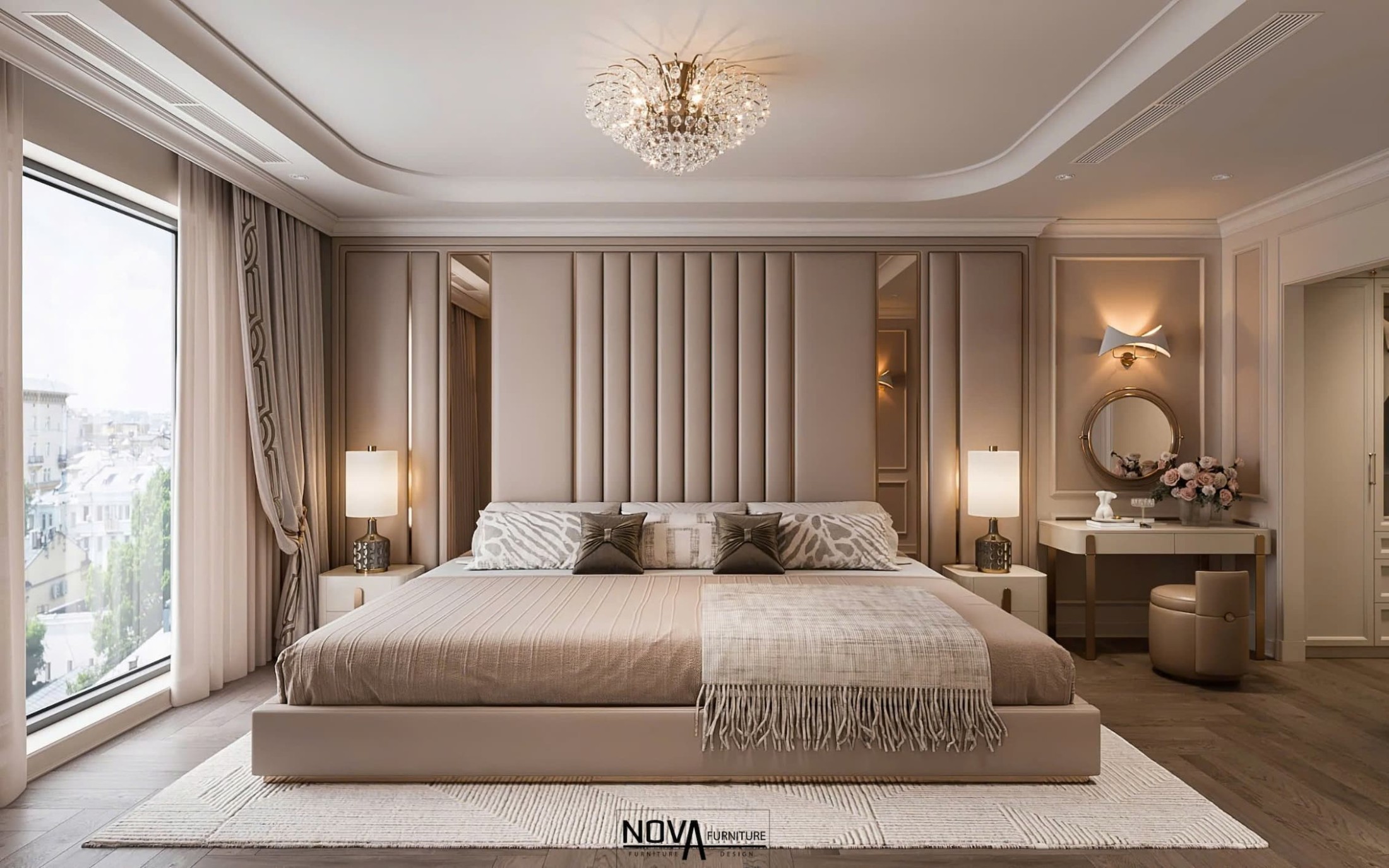 Nội thất phòng ngủ Master Luxury HCM