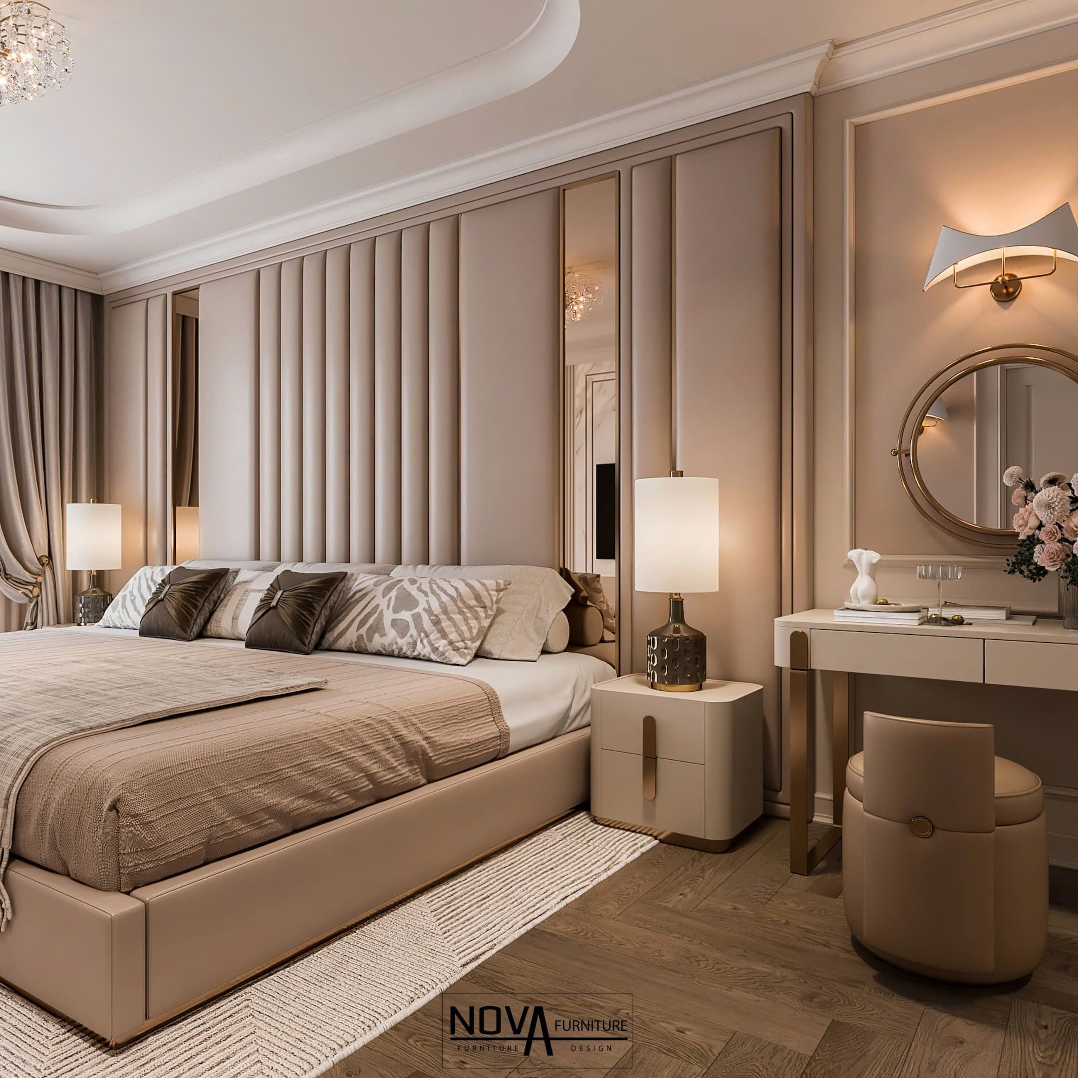 Nội thất phòng ngủ Master Luxury HCM