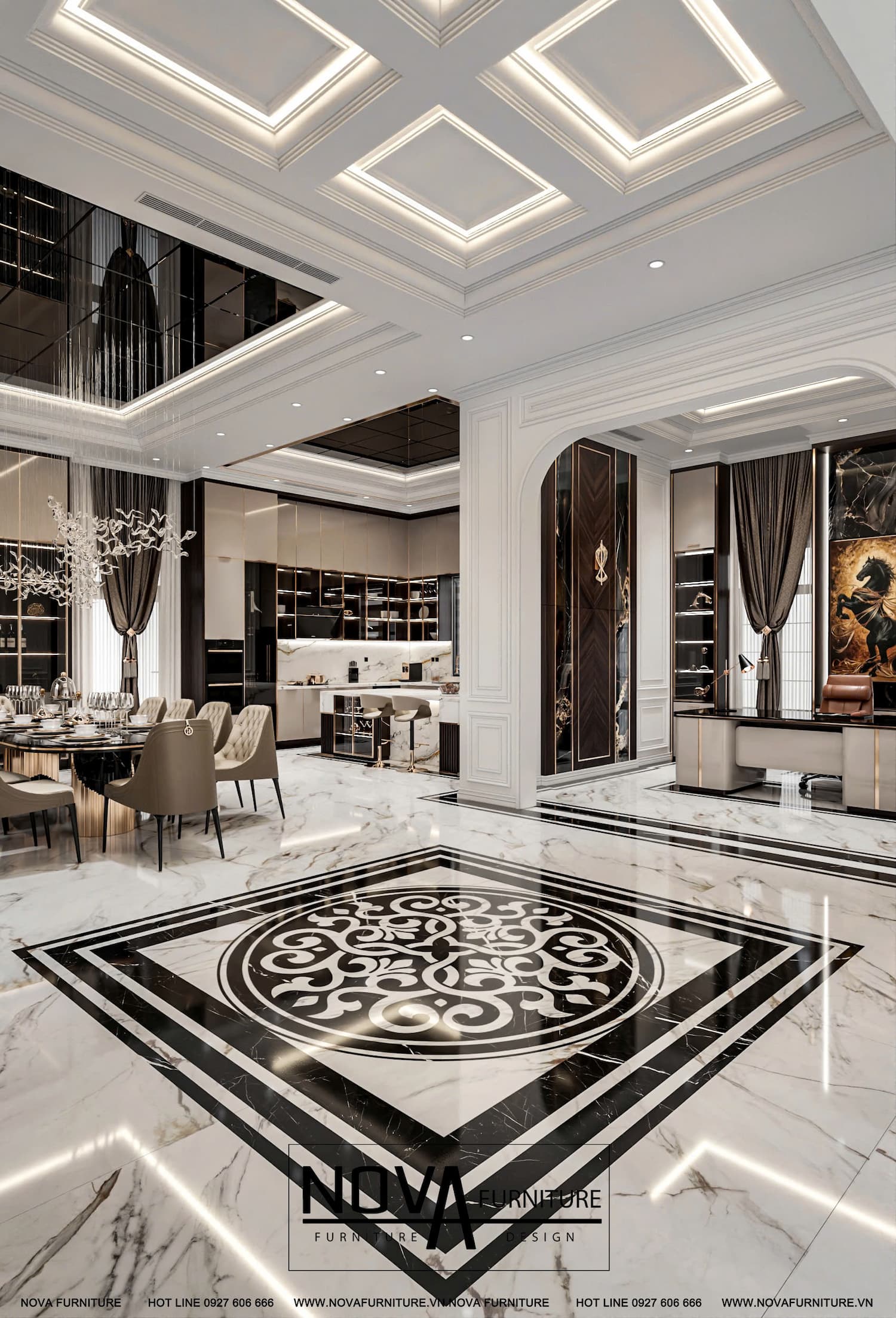 Thiết kế nội thất căn hộ Luxury HCM