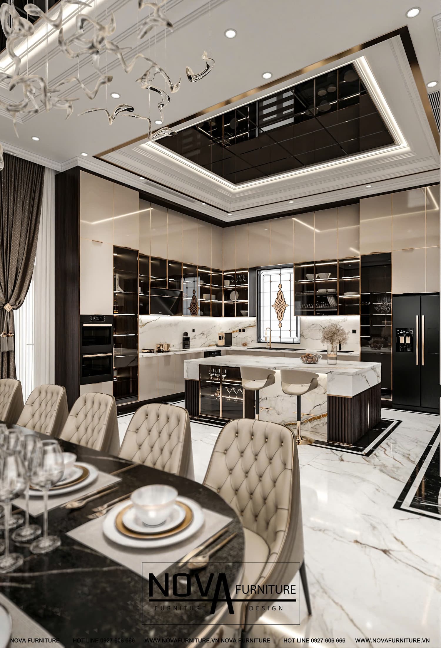 Thiết kế nội thất căn hộ Luxury HCM