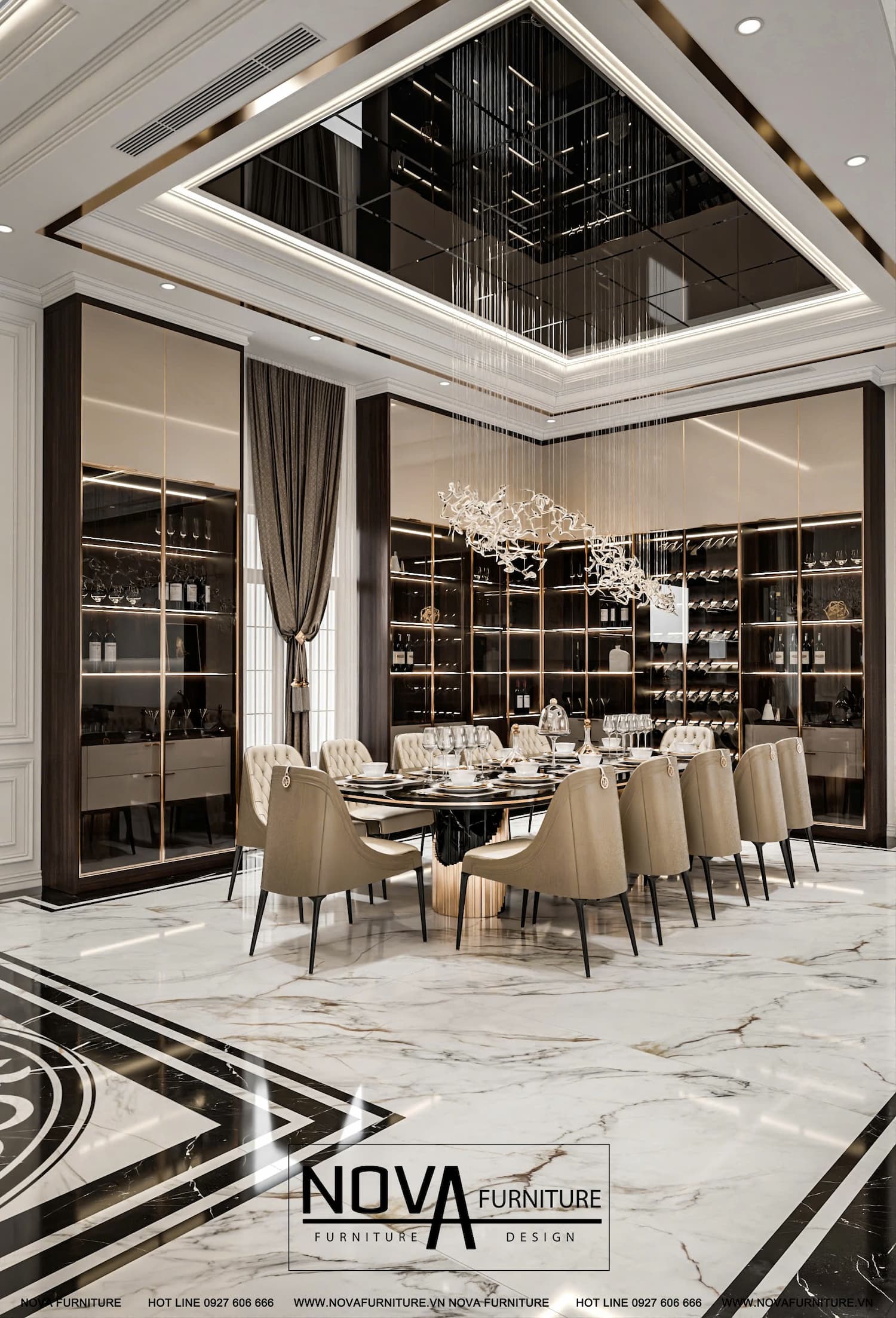 Thiết kế nội thất căn hộ Luxury HCM