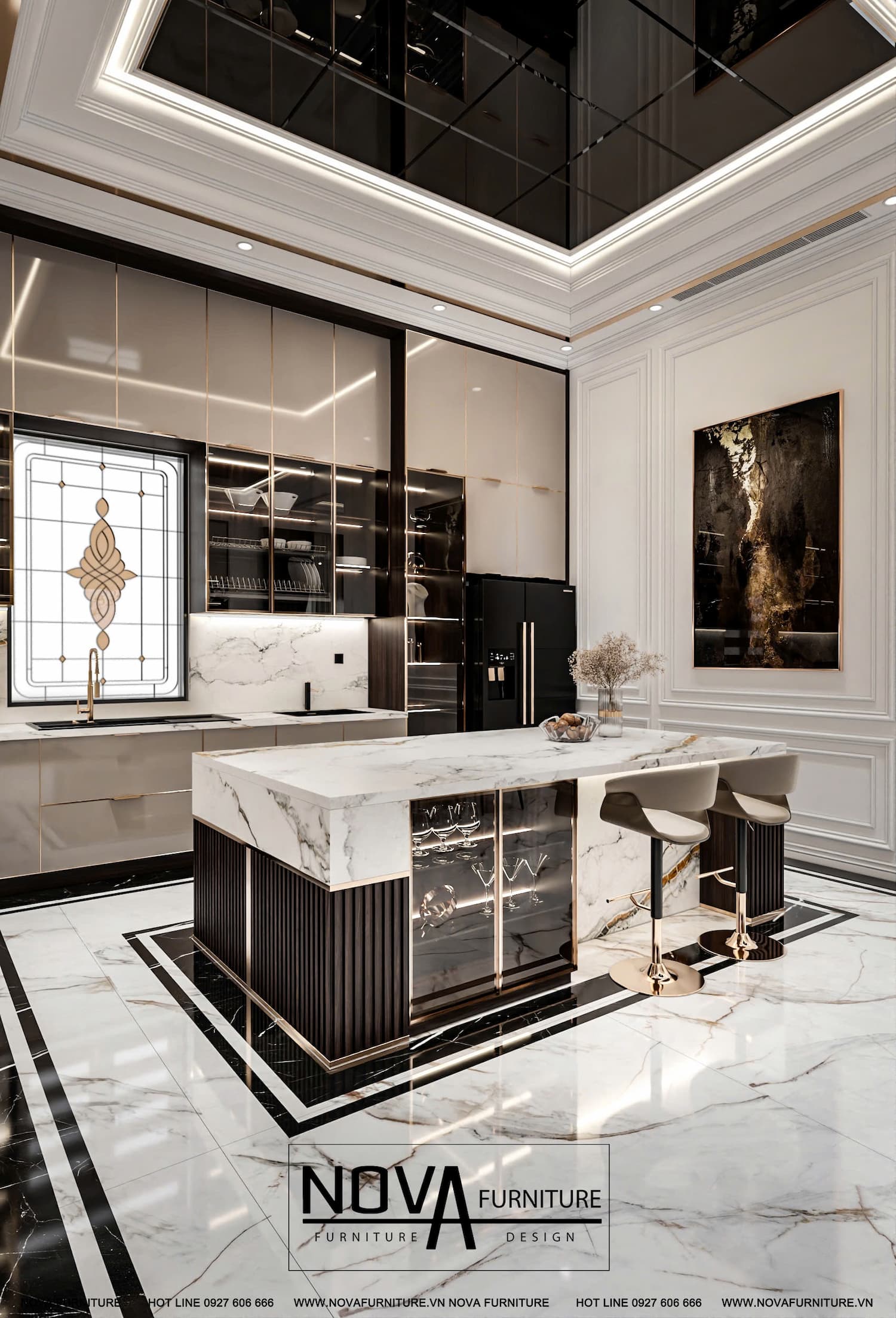 Thiết kế nội thất căn hộ Luxury HCM