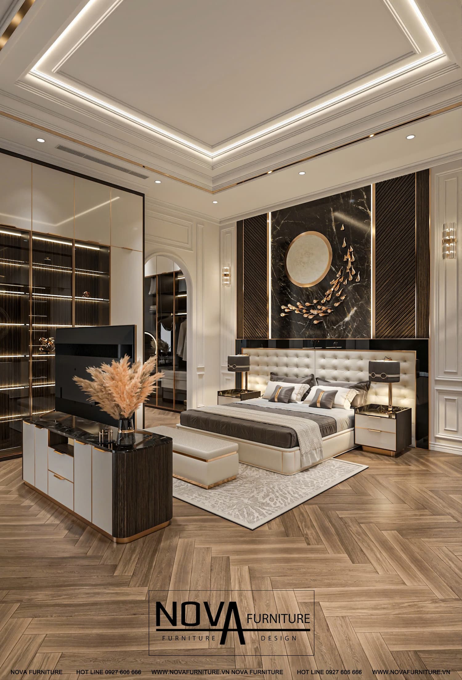 Thiết kế nội thất căn hộ Luxury HCM