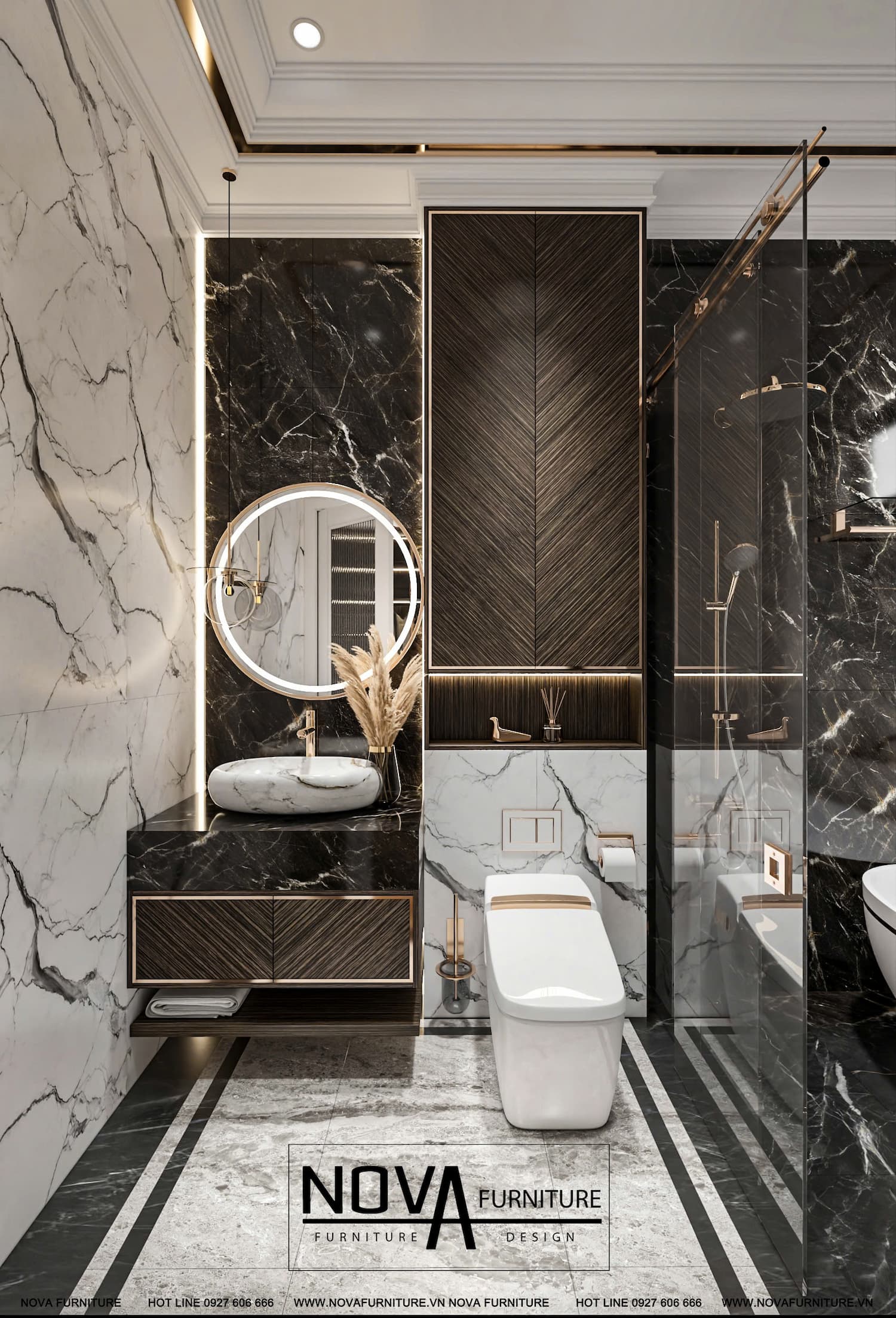 Thiết kế nội thất căn hộ Luxury HCM