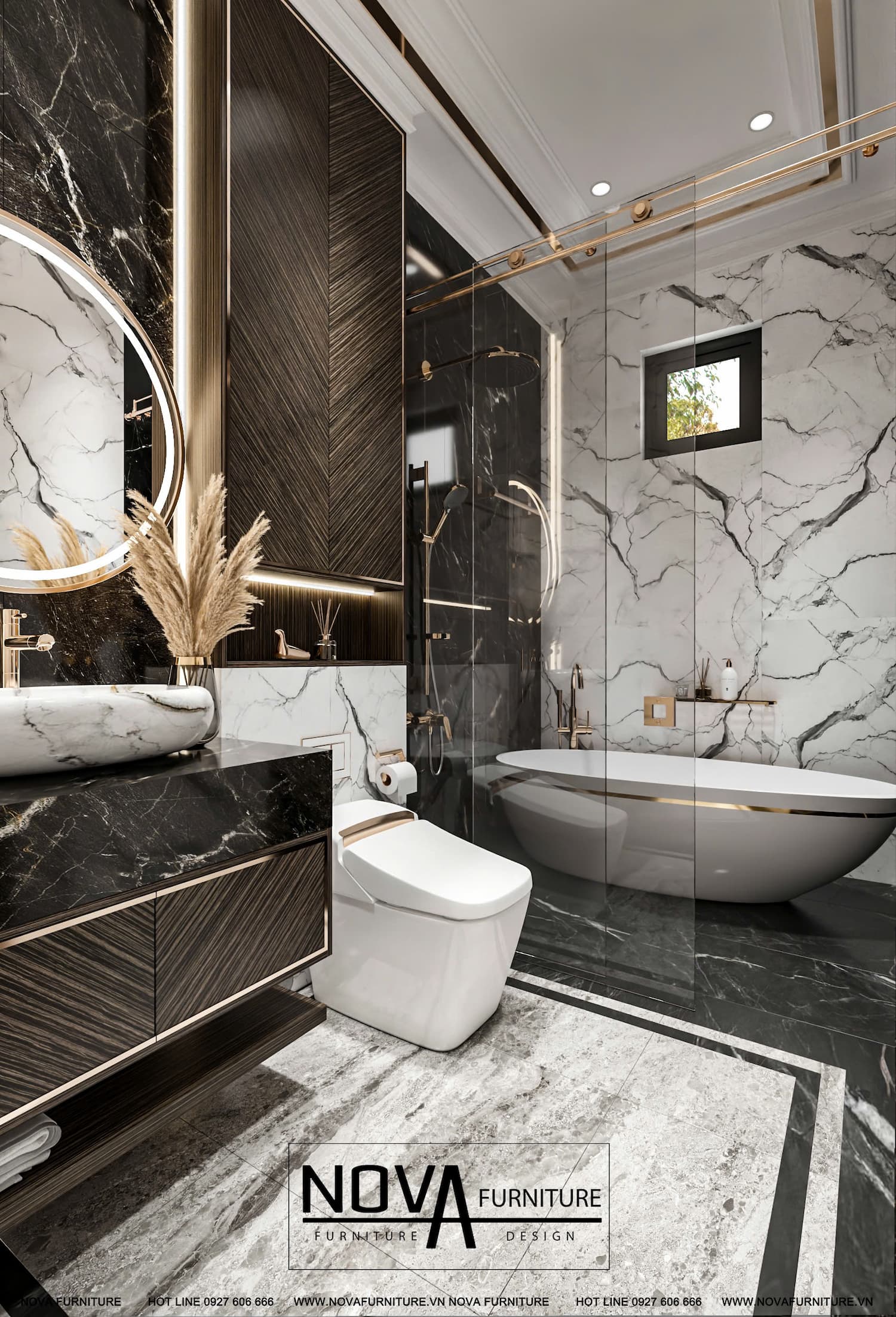 Thiết kế nội thất căn hộ Luxury HCM