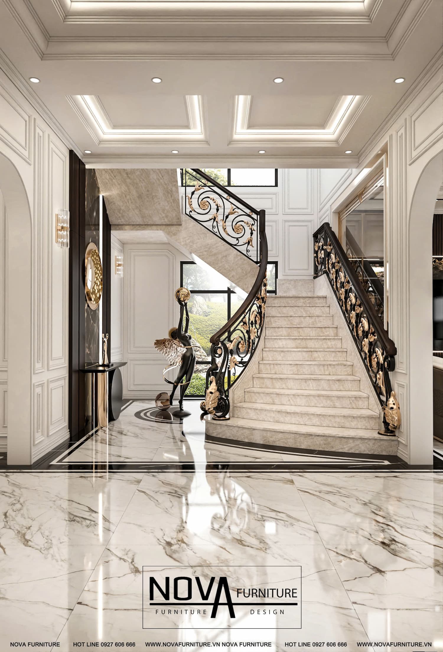 Thiết kế nội thất căn hộ Luxury HCM