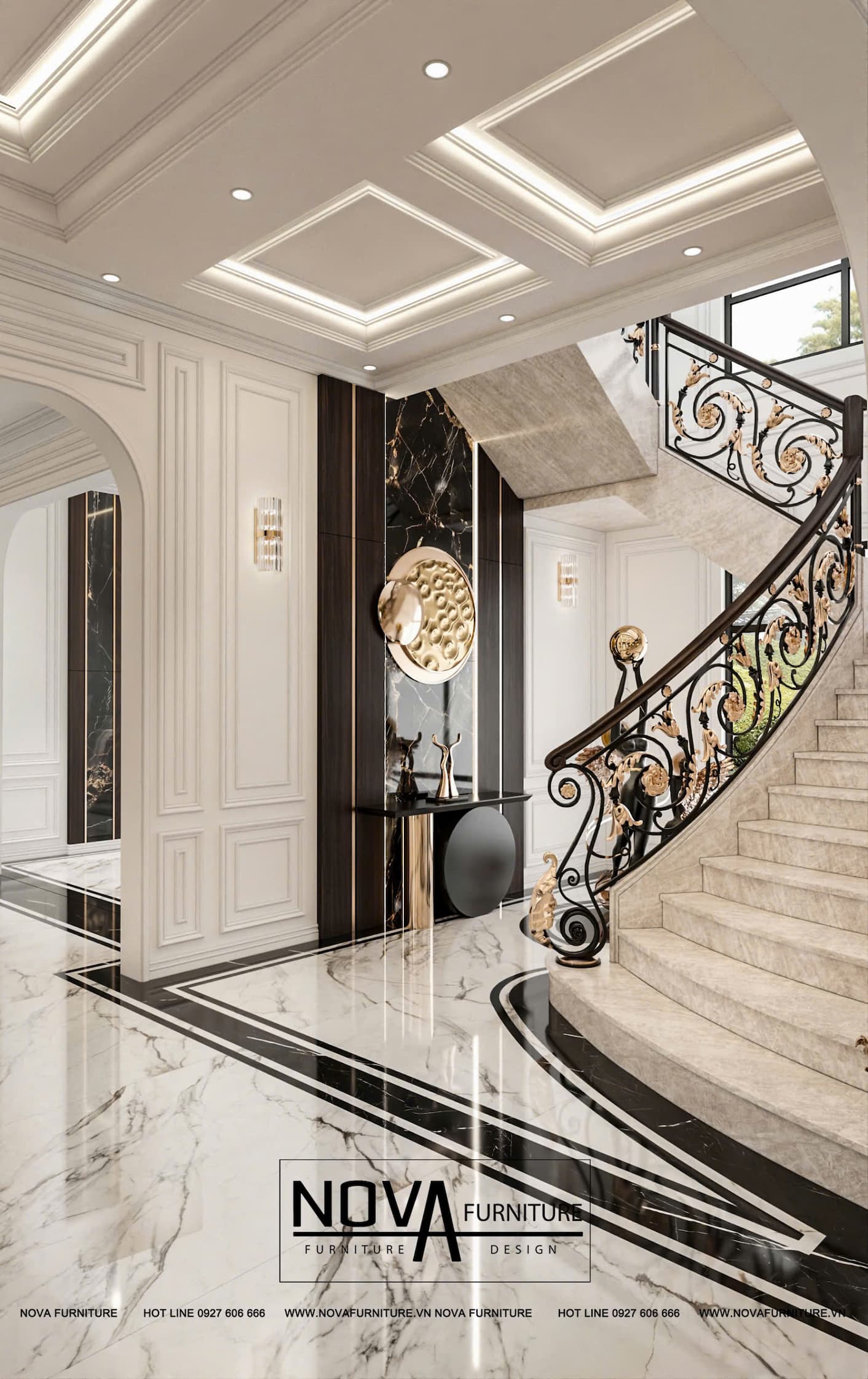 Thiết kế nội thất căn hộ Luxury HCM