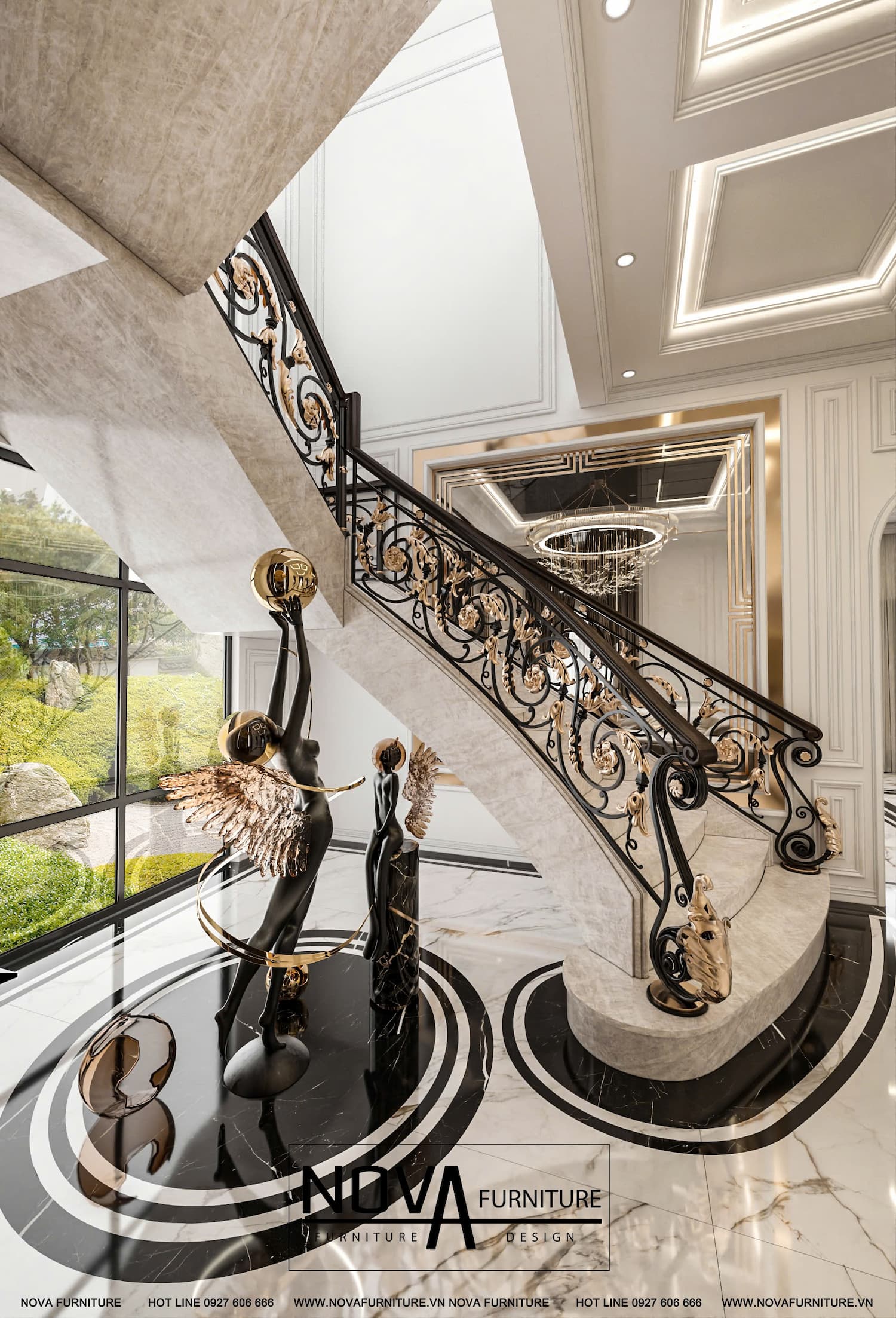 Thiết kế nội thất căn hộ Luxury HCM