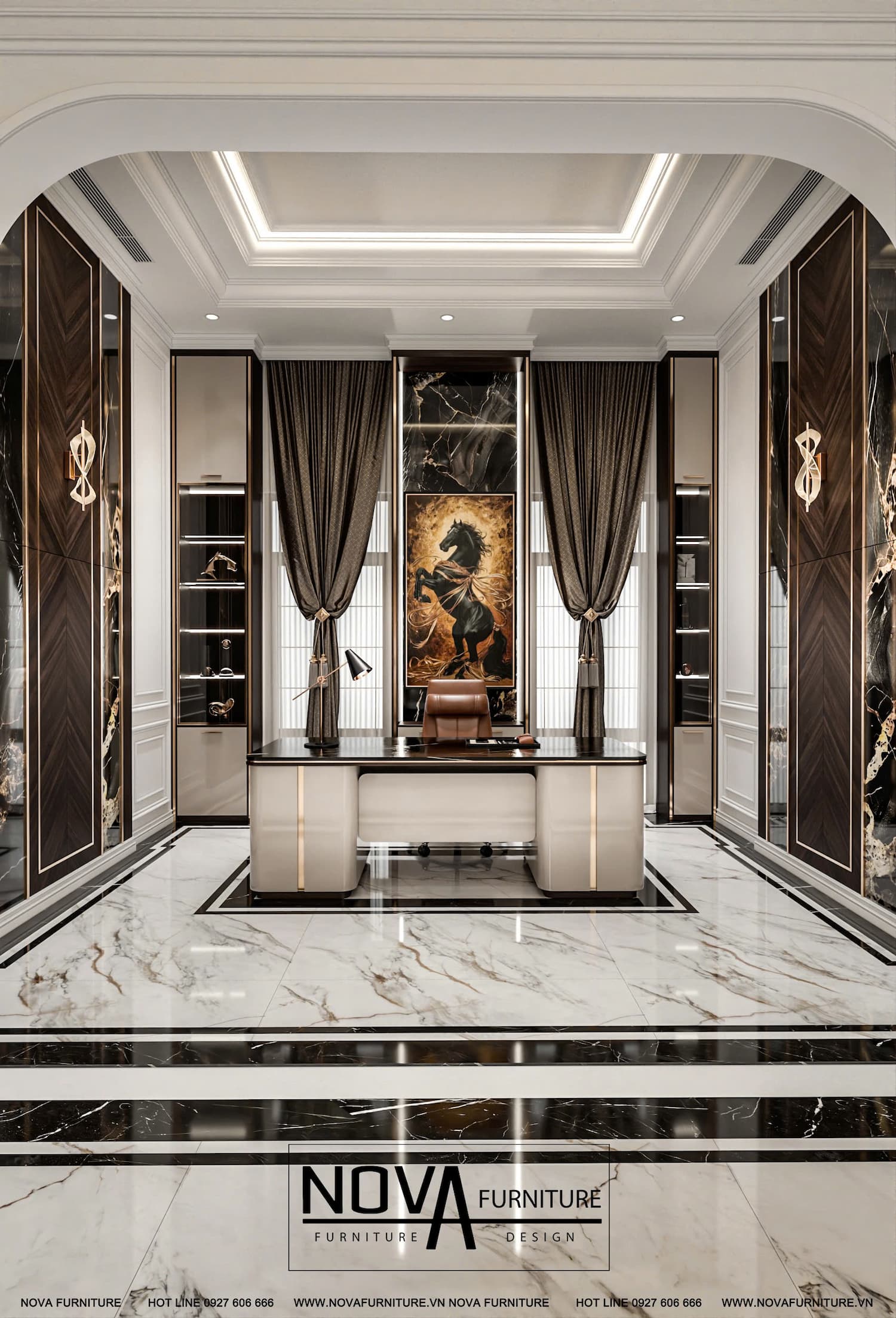 Thiết kế nội thất căn hộ Luxury HCM