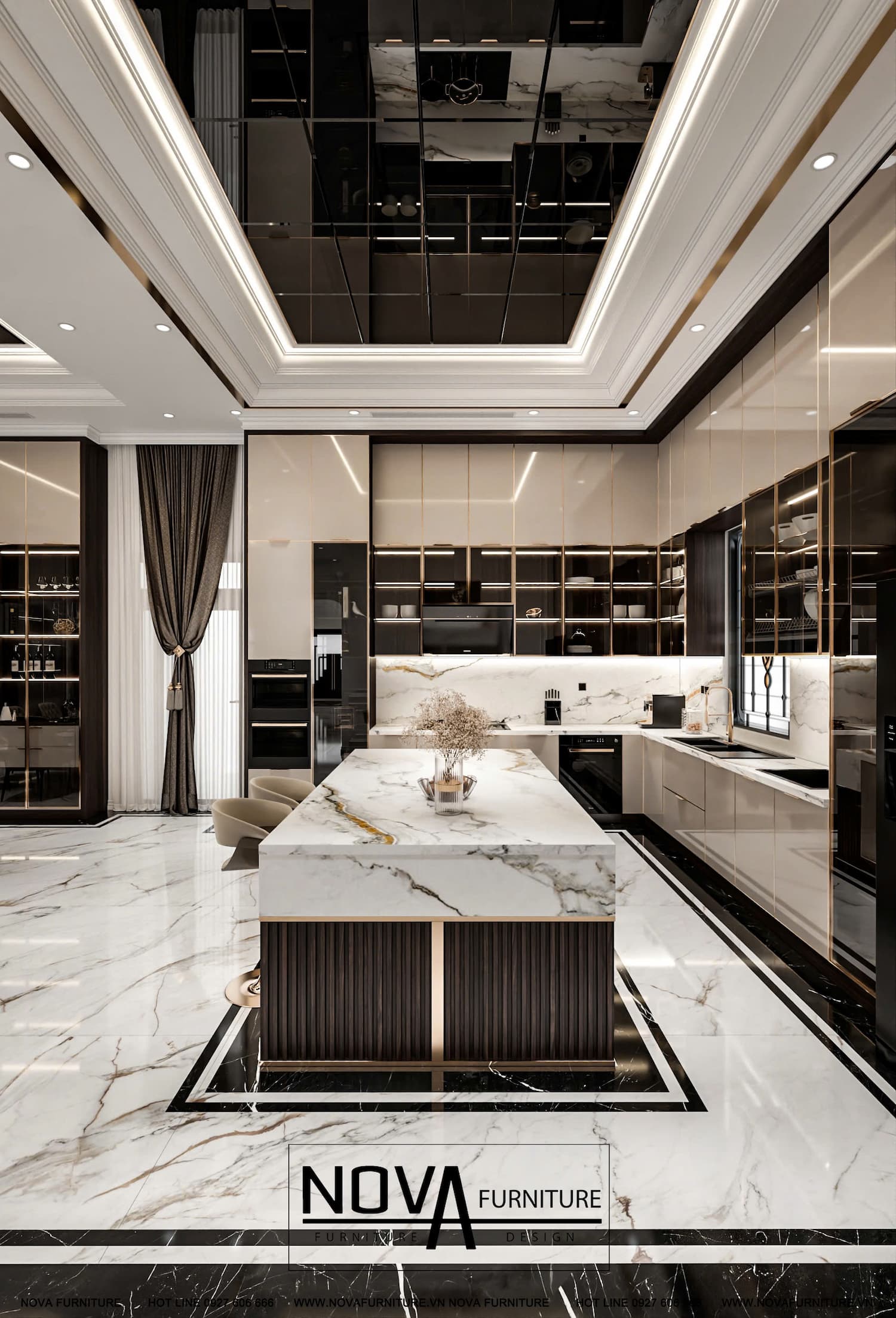 Thiết kế nội thất căn hộ Luxury HCM