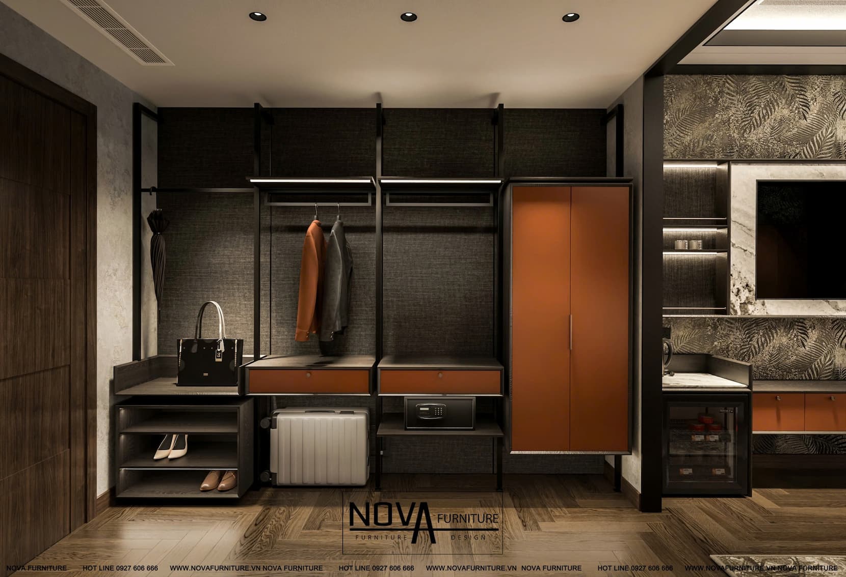 Thiết kế Nội thất phòng ngủ đôi Luxury