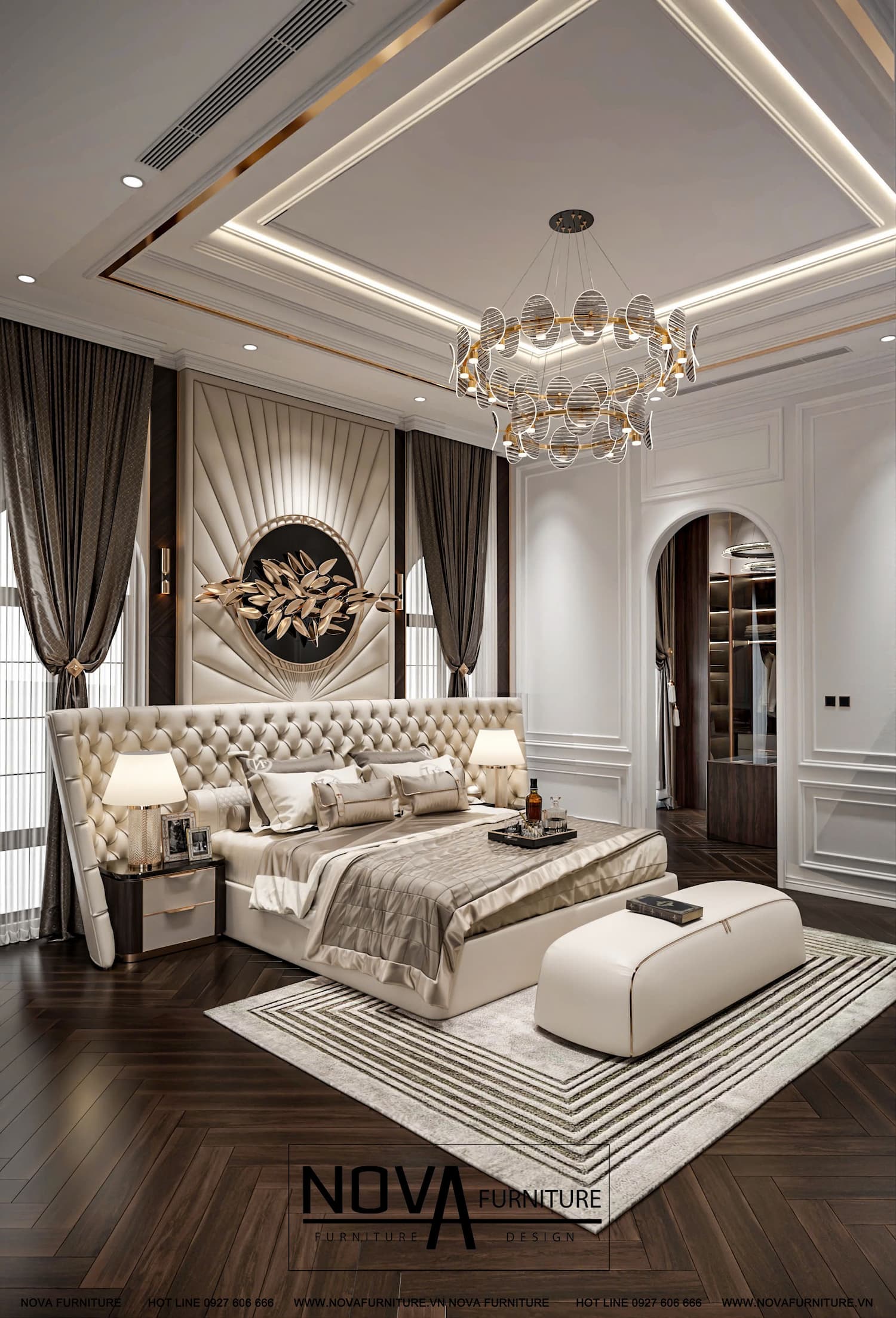 Nội thất phòng ngủ Luxury Thủ Đức