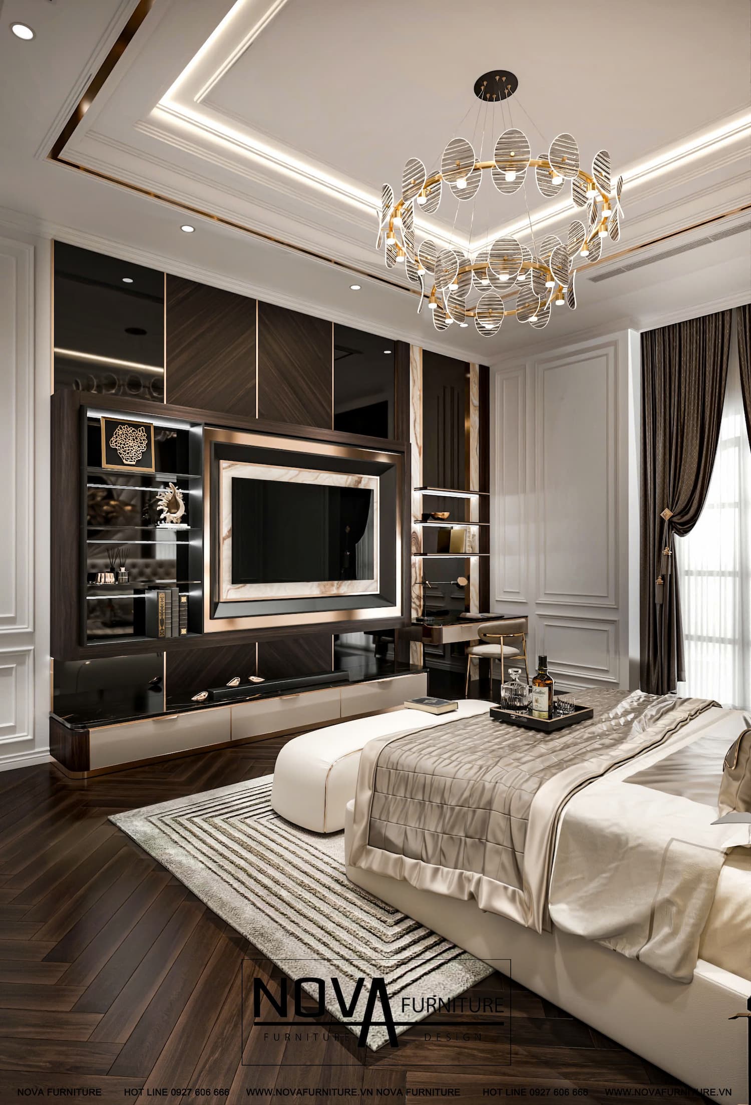 Nội thất phòng ngủ Luxury Thủ Đức