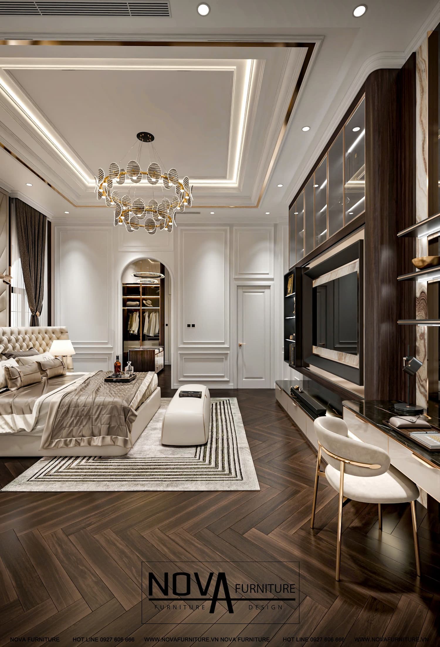 Nội thất phòng ngủ Luxury Thủ Đức