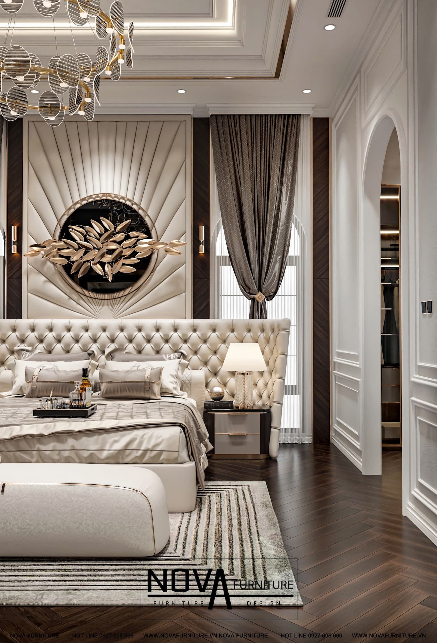 Nội thất phòng ngủ Luxury Thủ Đức