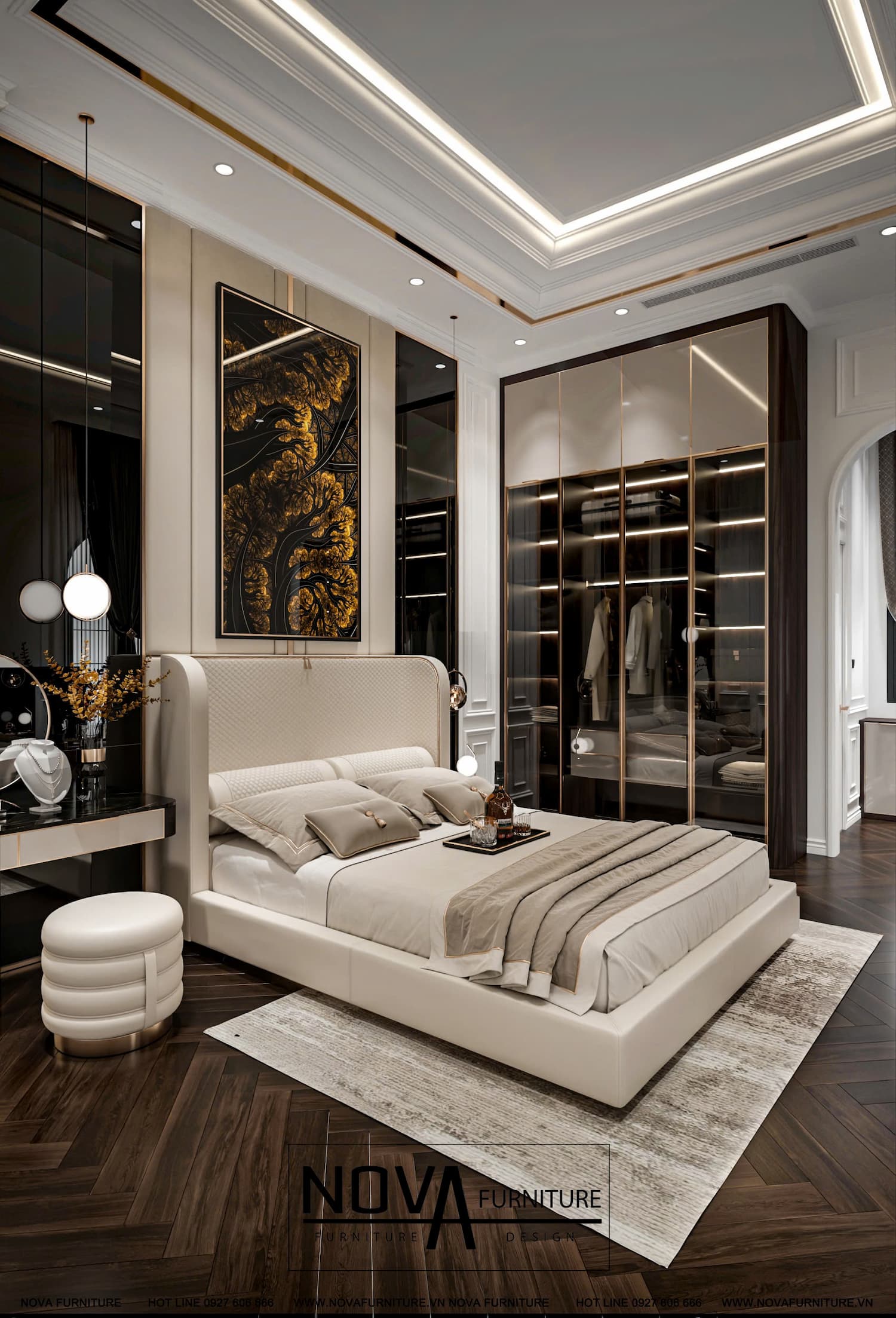 Thiết Kế Phòng Ngủ Luxury Đồng Nai