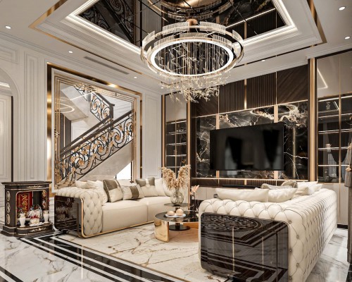 Thiết kế nội thất căn hộ Luxury HCM