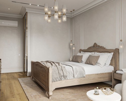 Thiết kế phòng ngủ tân cổ điển