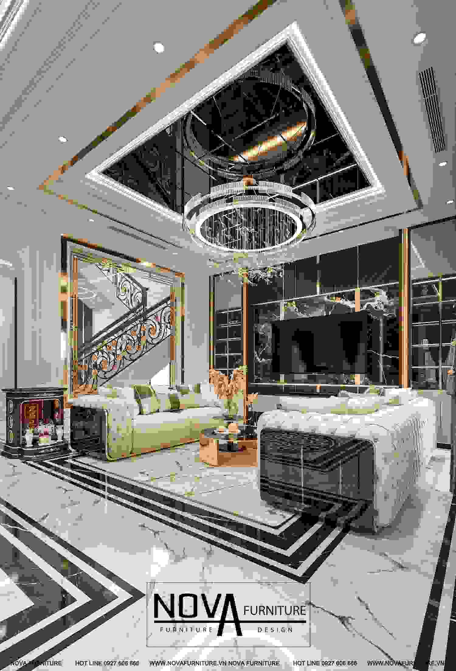 Thiết kế nội thất căn hộ Luxury HCM