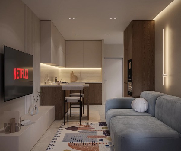 Thiết kế nội thất căn hộ Vũng Tàu