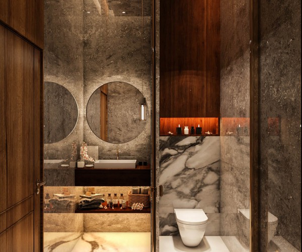 Thiết kế thi công phòng tắm khách sạn Vũng Tàu