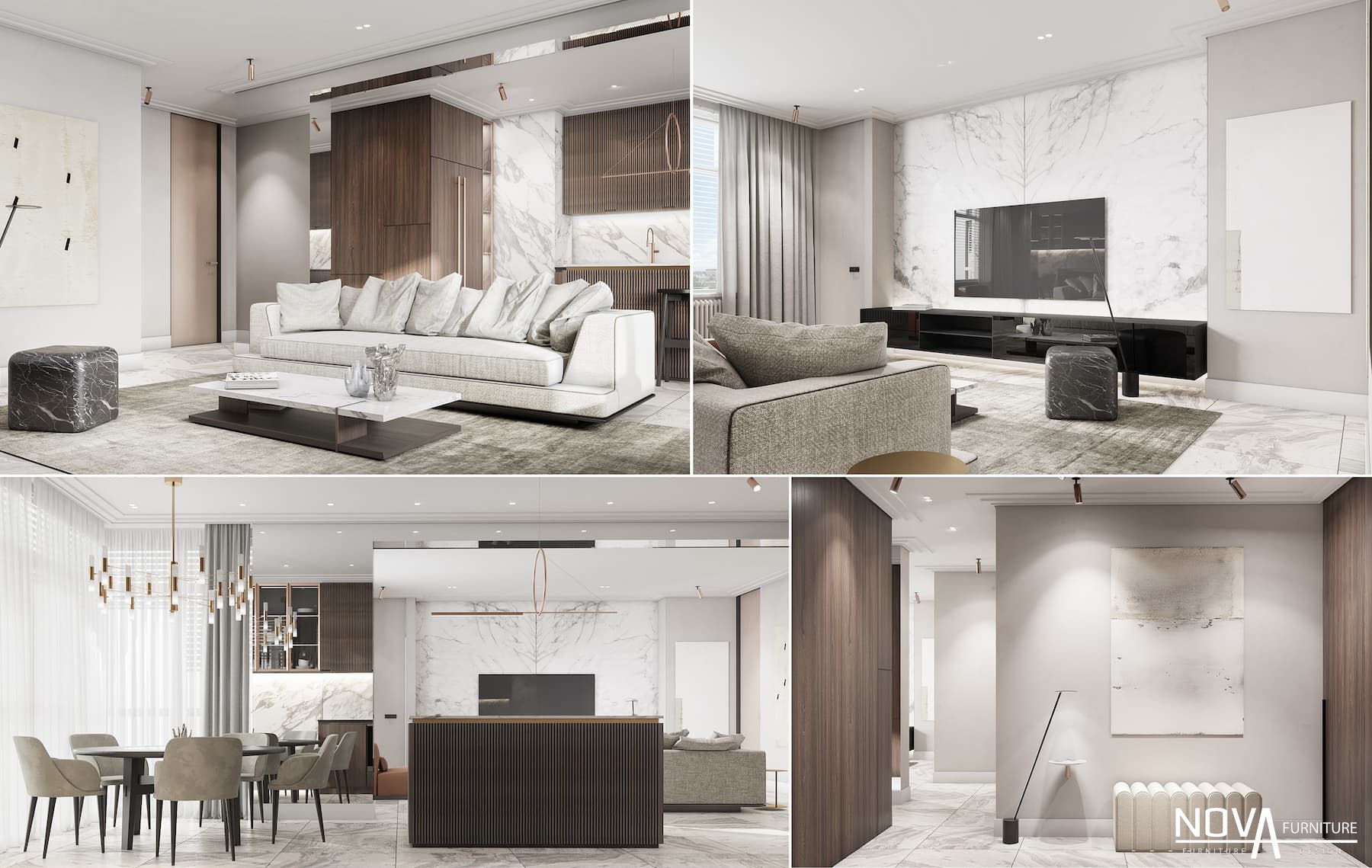 Dự án nội thất căn hộ hiện đại Quận 7