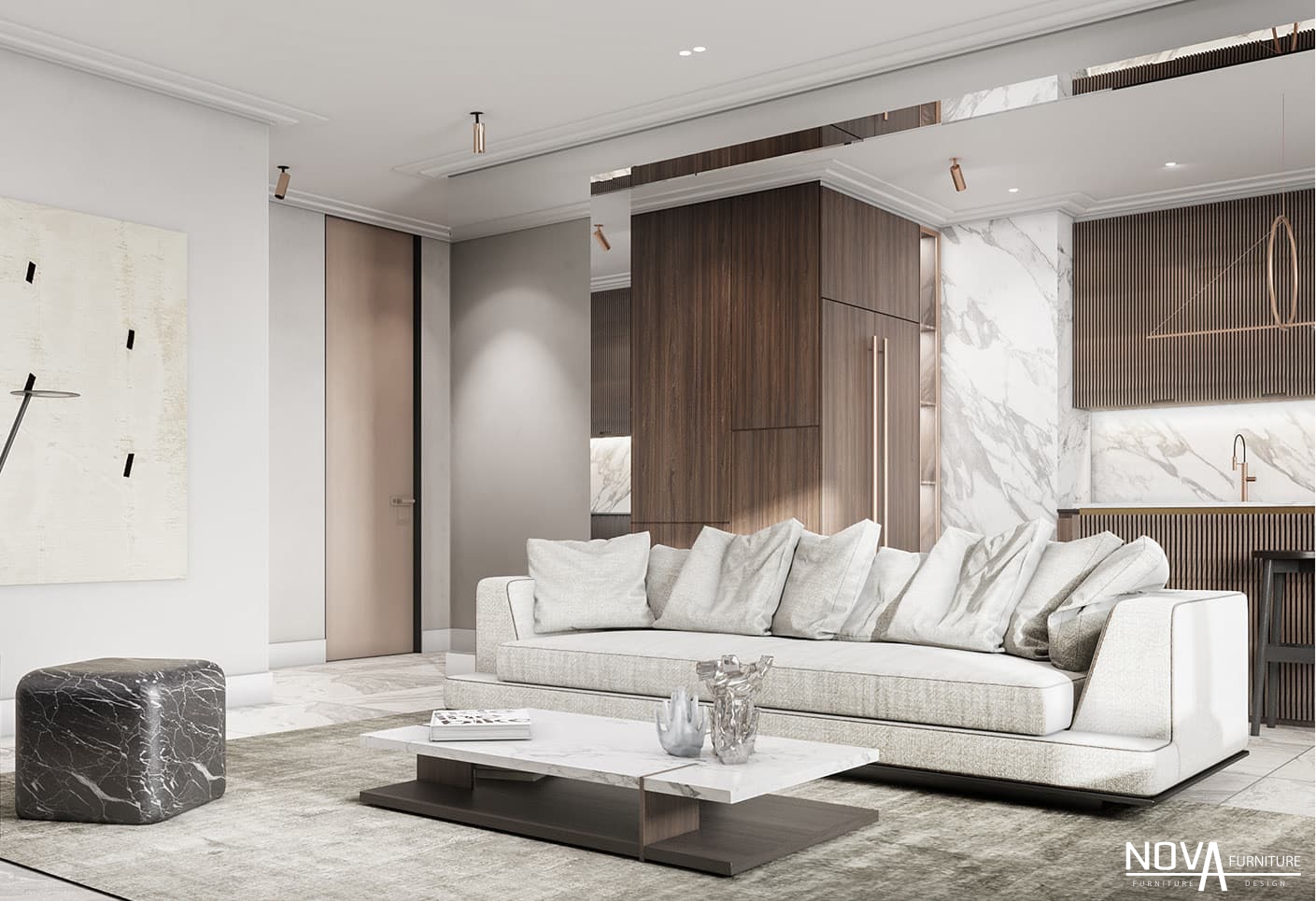 Dự án nội thất căn hộ hiện đại Quận 7