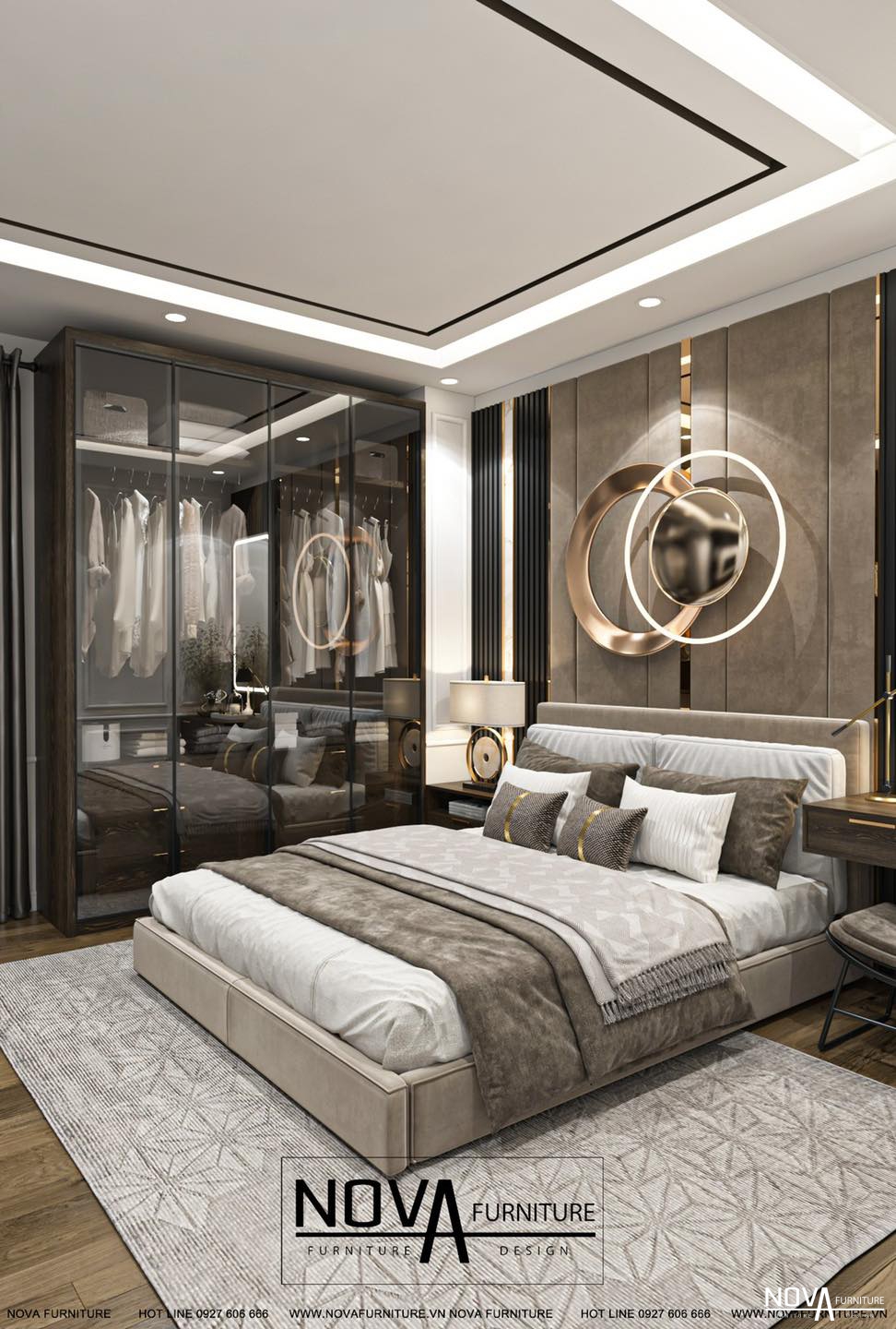 Nội thất căn hộ HCM cao cấp hiện đại