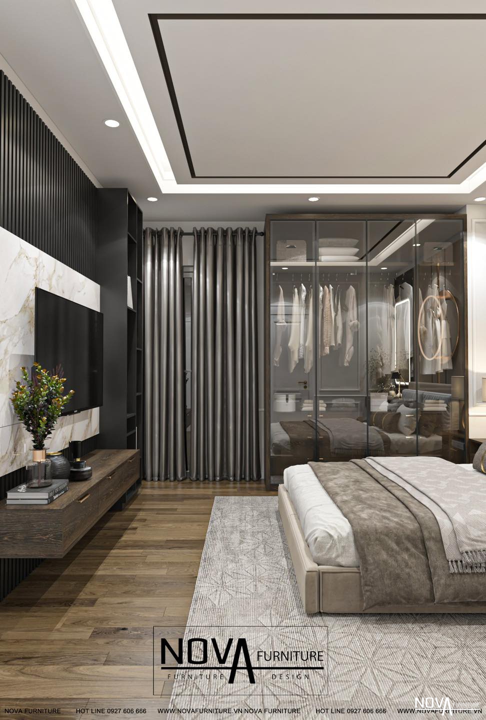 Nội thất căn hộ HCM cao cấp hiện đại