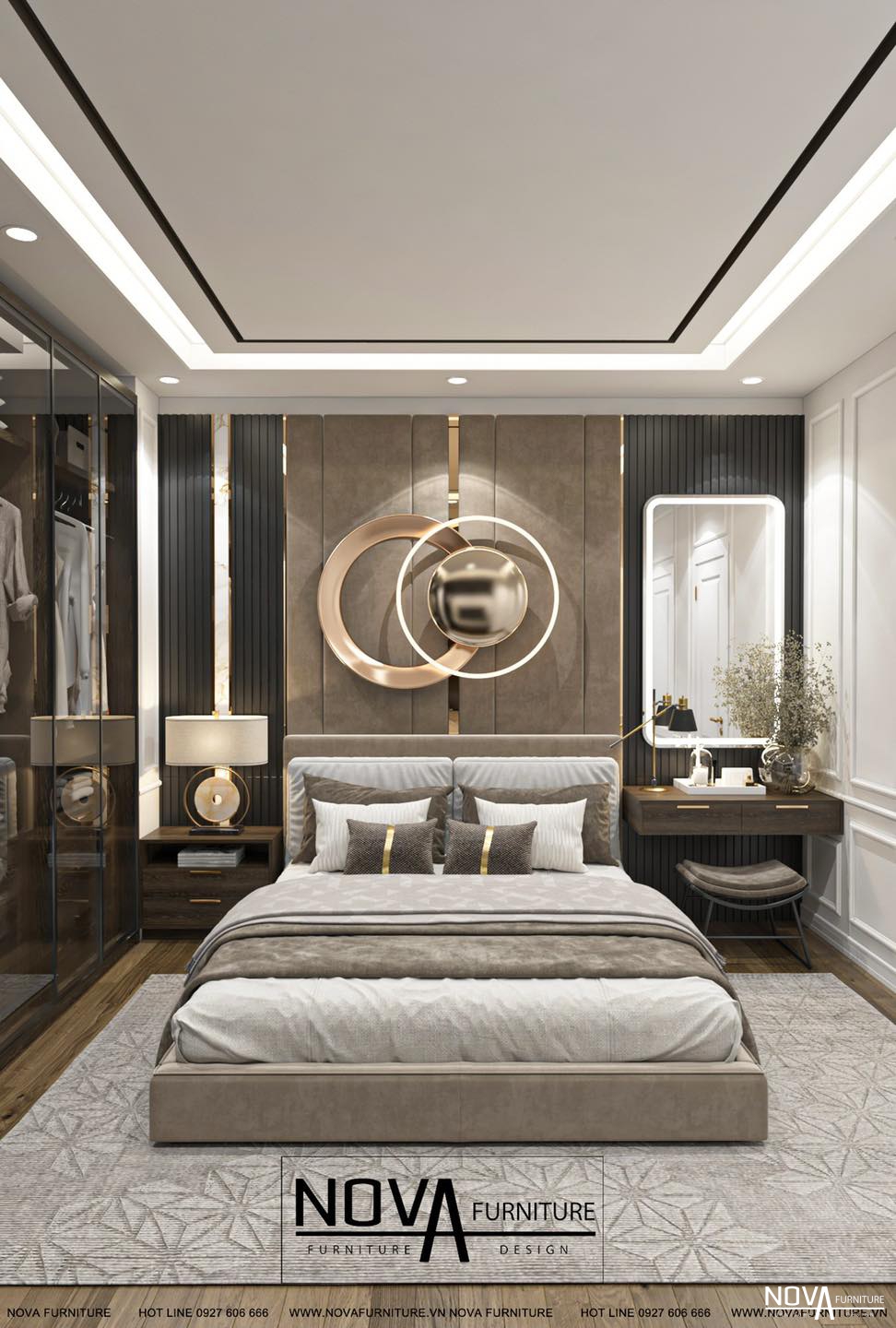 Nội thất căn hộ HCM cao cấp hiện đại