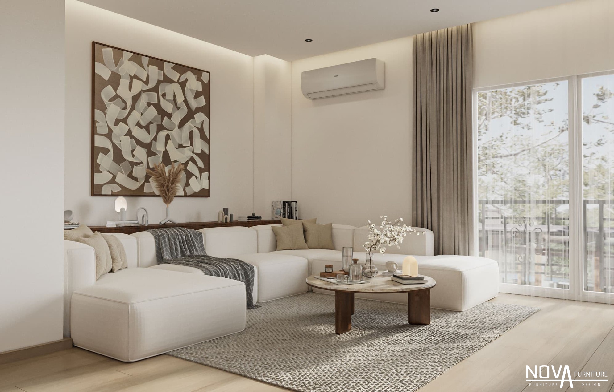 Nội thất căn hộ Vũng Tàu phong cách địa trung hải