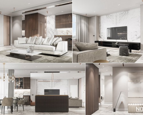 Dự án nội thất căn hộ hiện đại Quận 7
