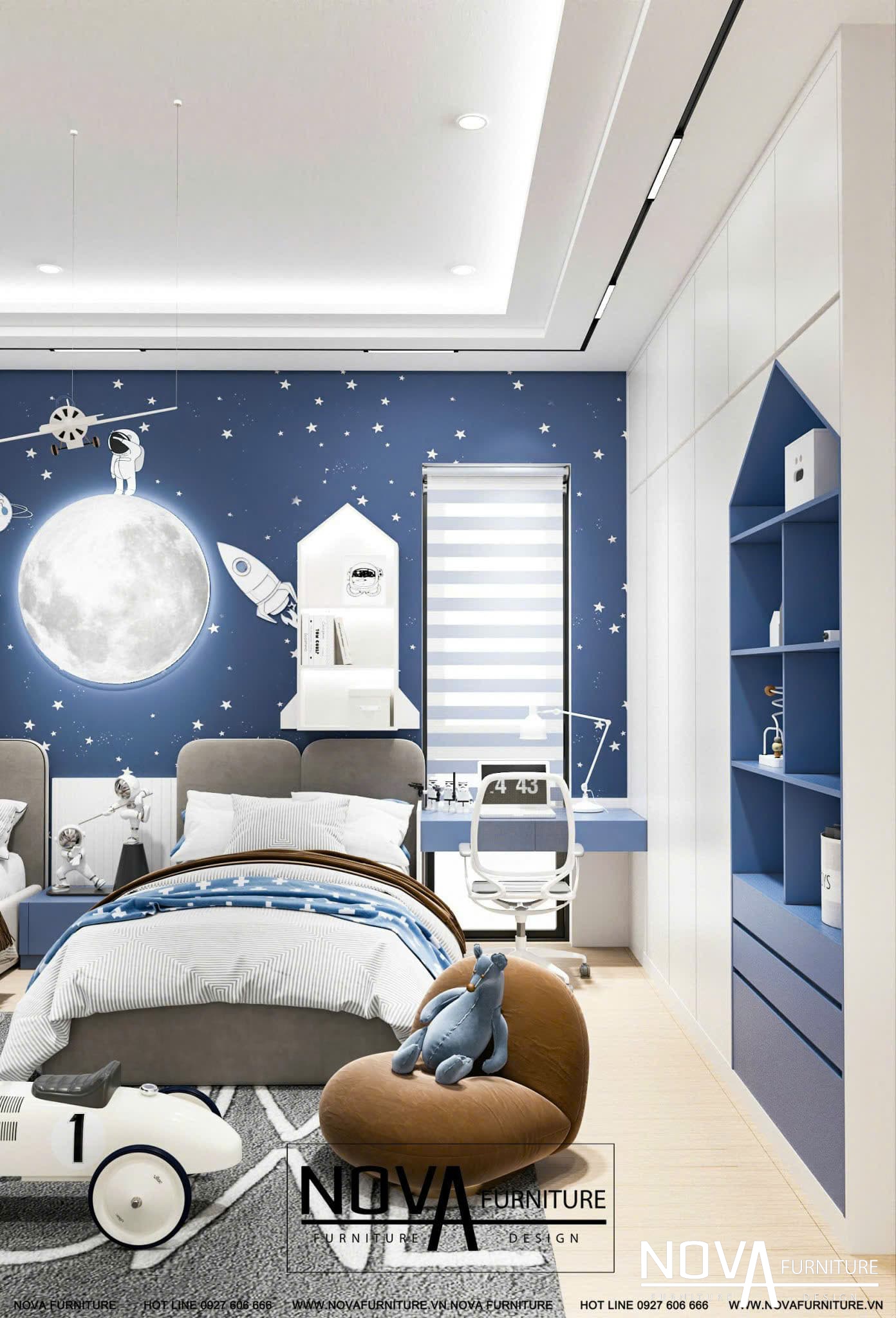 Nội thất phòng ngủ đôi cho bé ở HCM