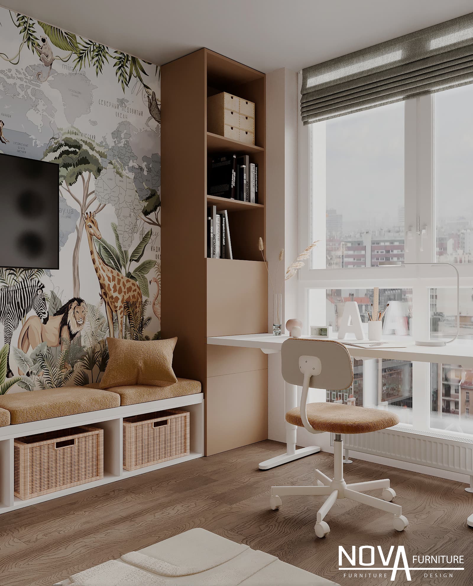 Thiết kế nội thất phòng ngủ cho bé ở Quận 3