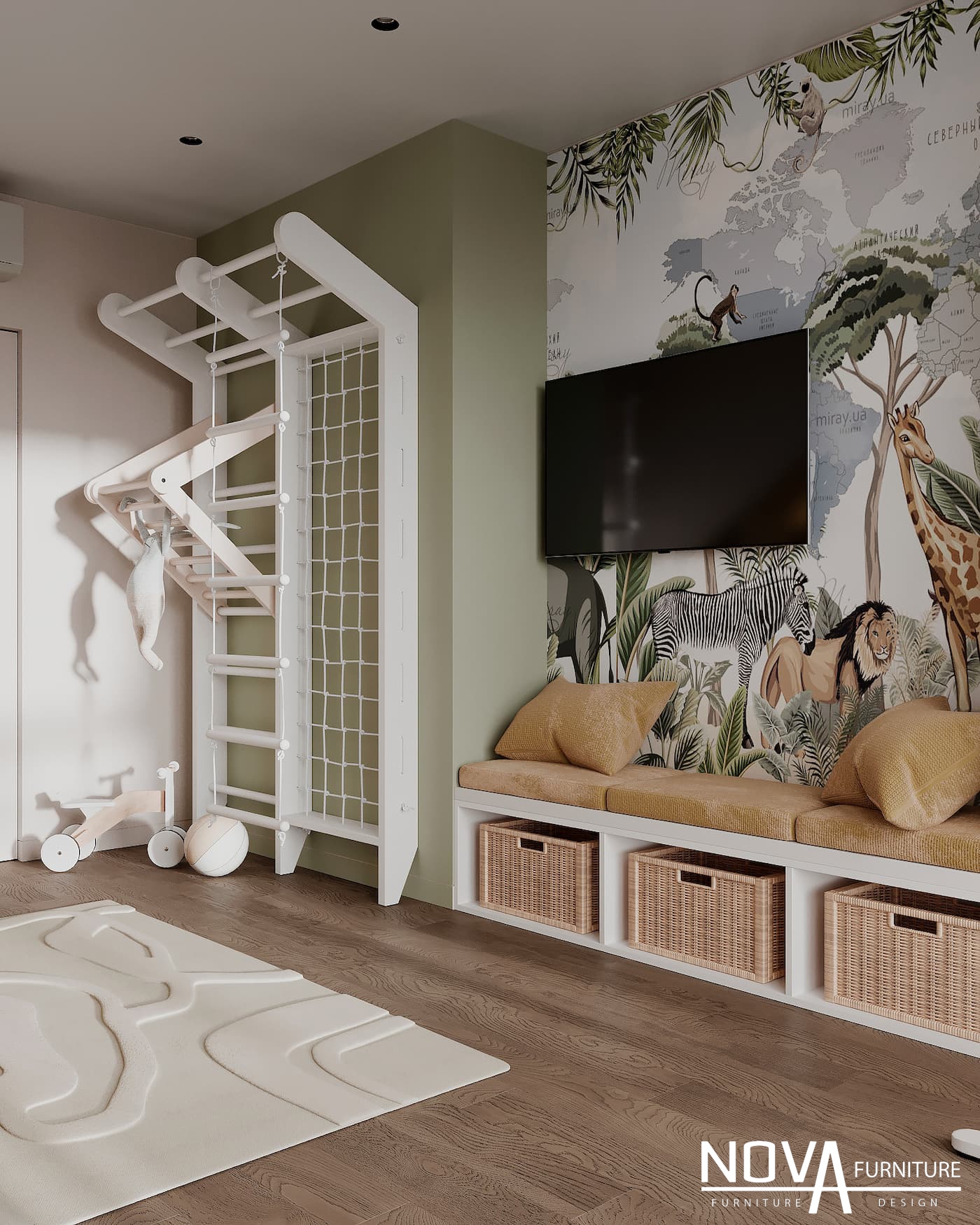 Thiết kế nội thất phòng ngủ cho bé ở Quận 3