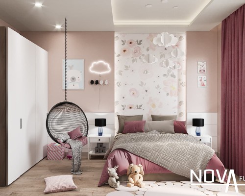 Thiết kế phòng ngủ bé gái