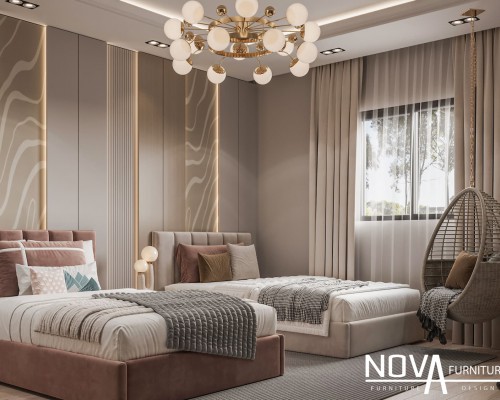 Thiết kế phòng ngủ cho 2 bé ở Bình Chánh