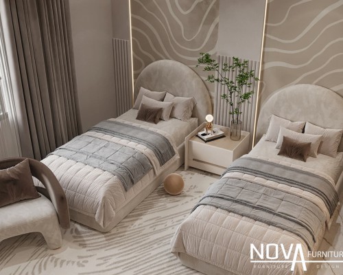 Thiết kế nội thất phòng ngủ đôi cho trẻ ở Vũng Tàu