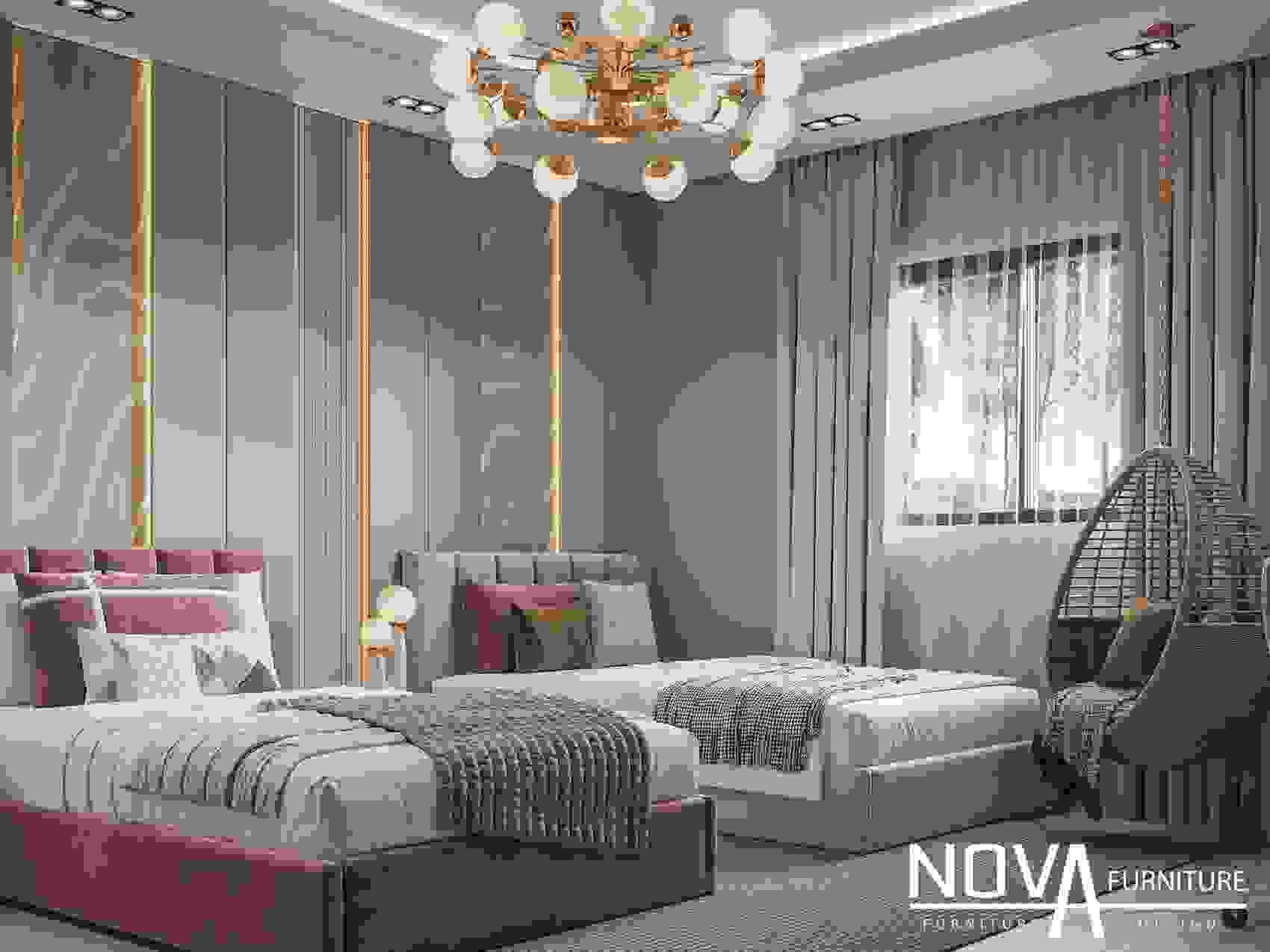 Thiết kế phòng ngủ cho 2 bé ở Bình Chánh