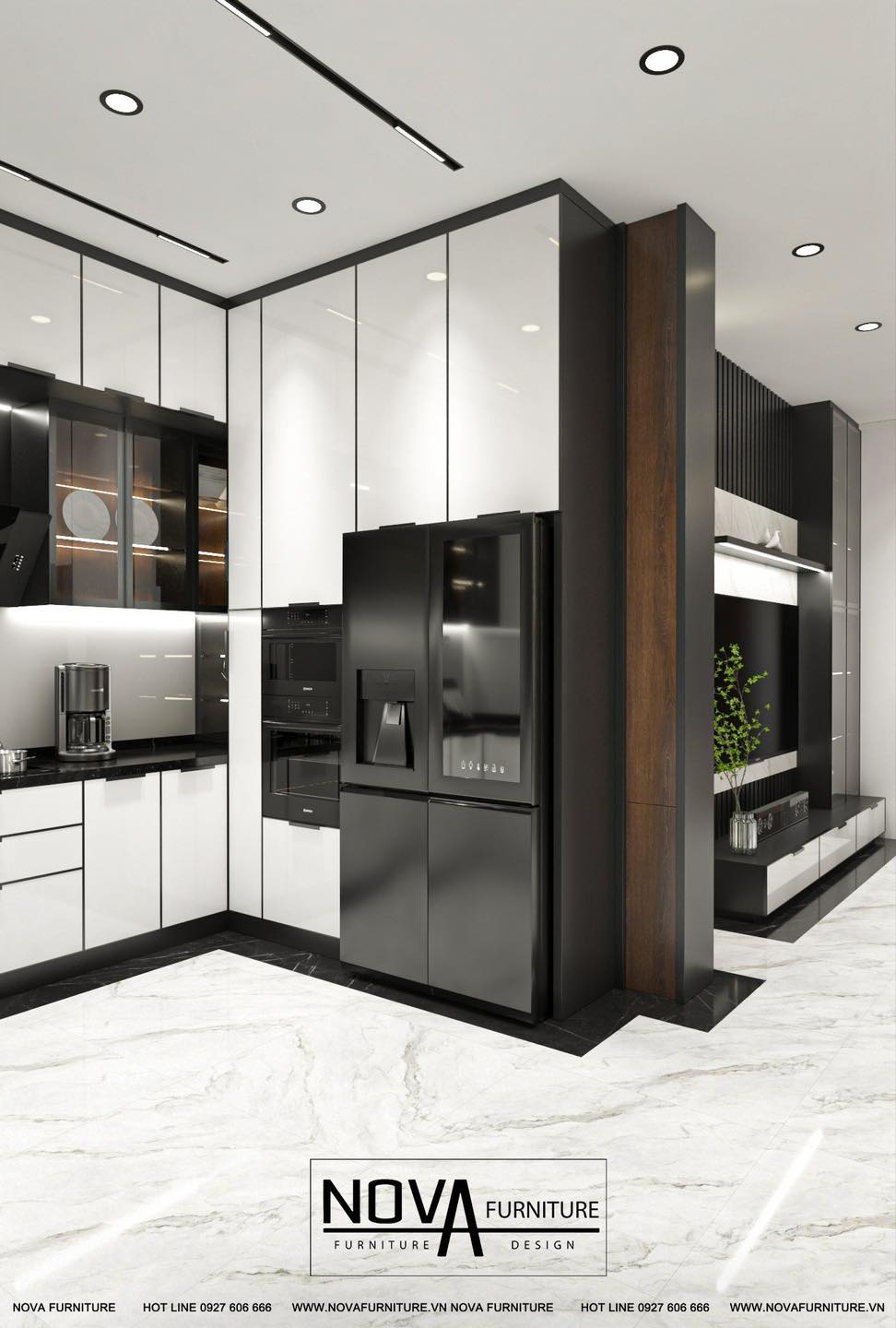 Tủ bếp hợp kim nhôm cao cấp Vũng Tàu