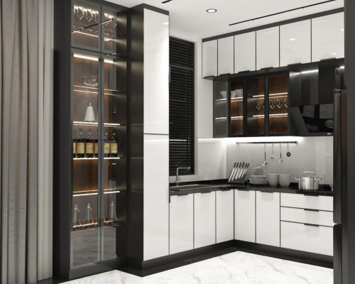 Tủ bếp hợp kim nhôm cao cấp Vũng Tàu